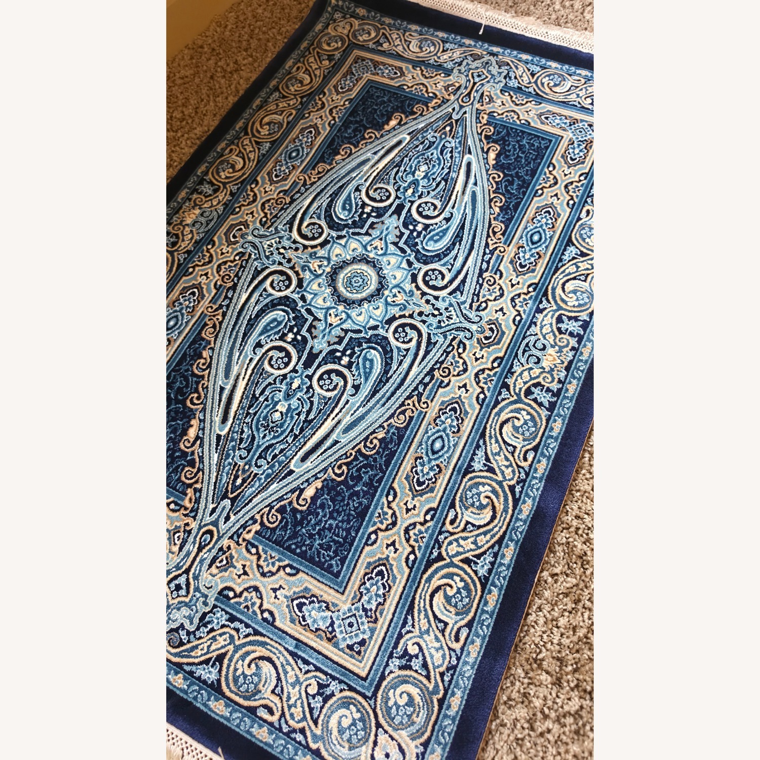 Traditional Turkish Bamboo Silk 2 X 3 Rug - image-8
