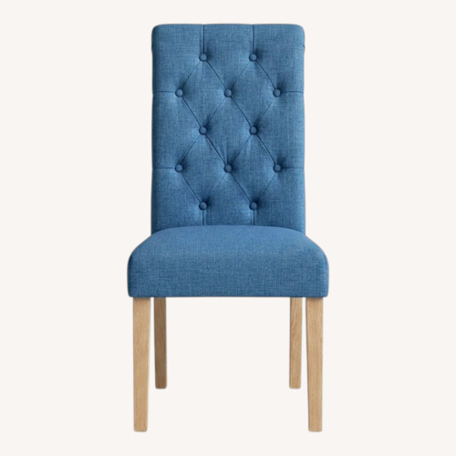 Used Pair - Blue Parson Dining Chairs for sale on AptDeco
