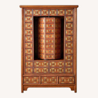 Rare Vintage Apothecary Cabinet w Carousel