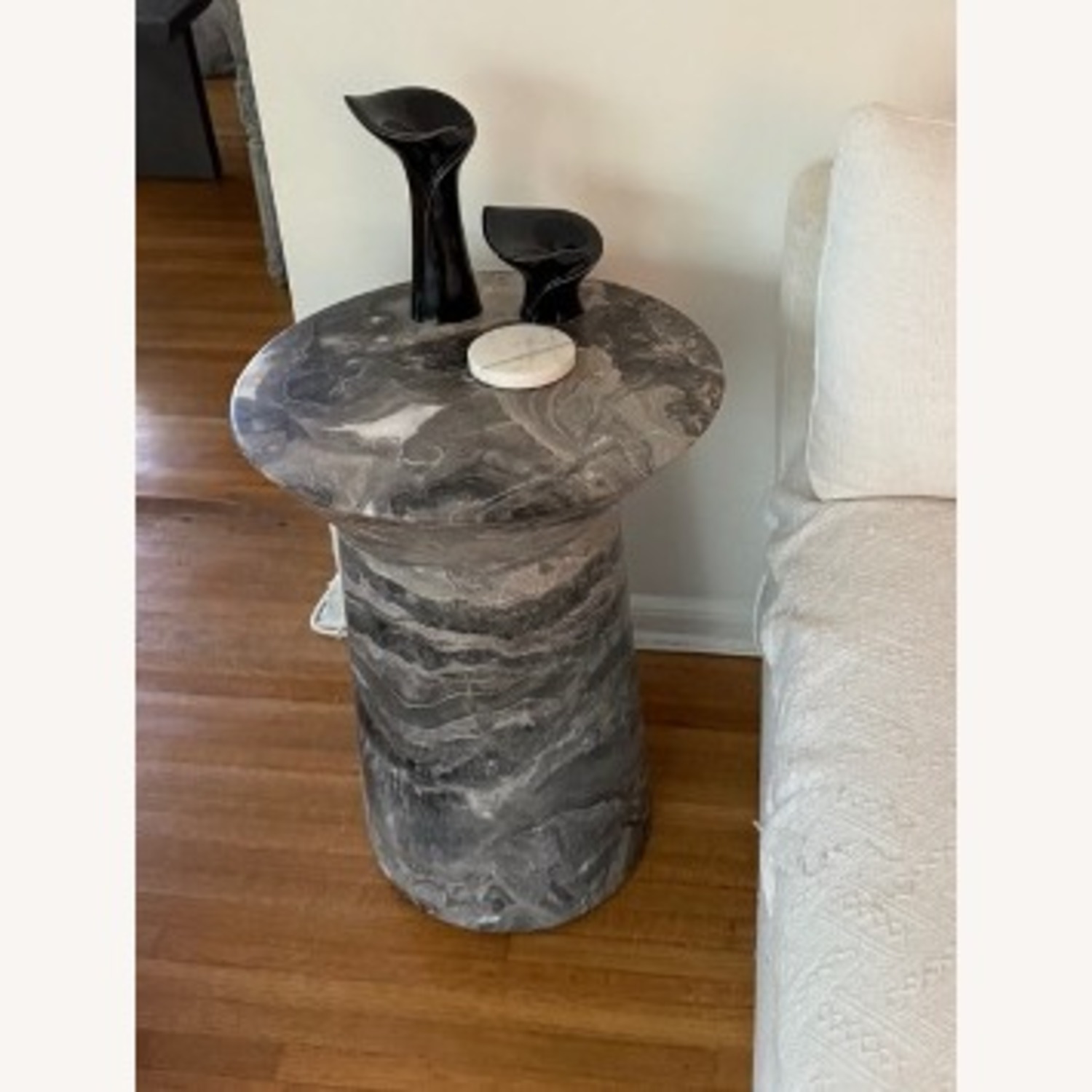 Adolfo Abejón Solid Orobico Marble Side Table  - image-2