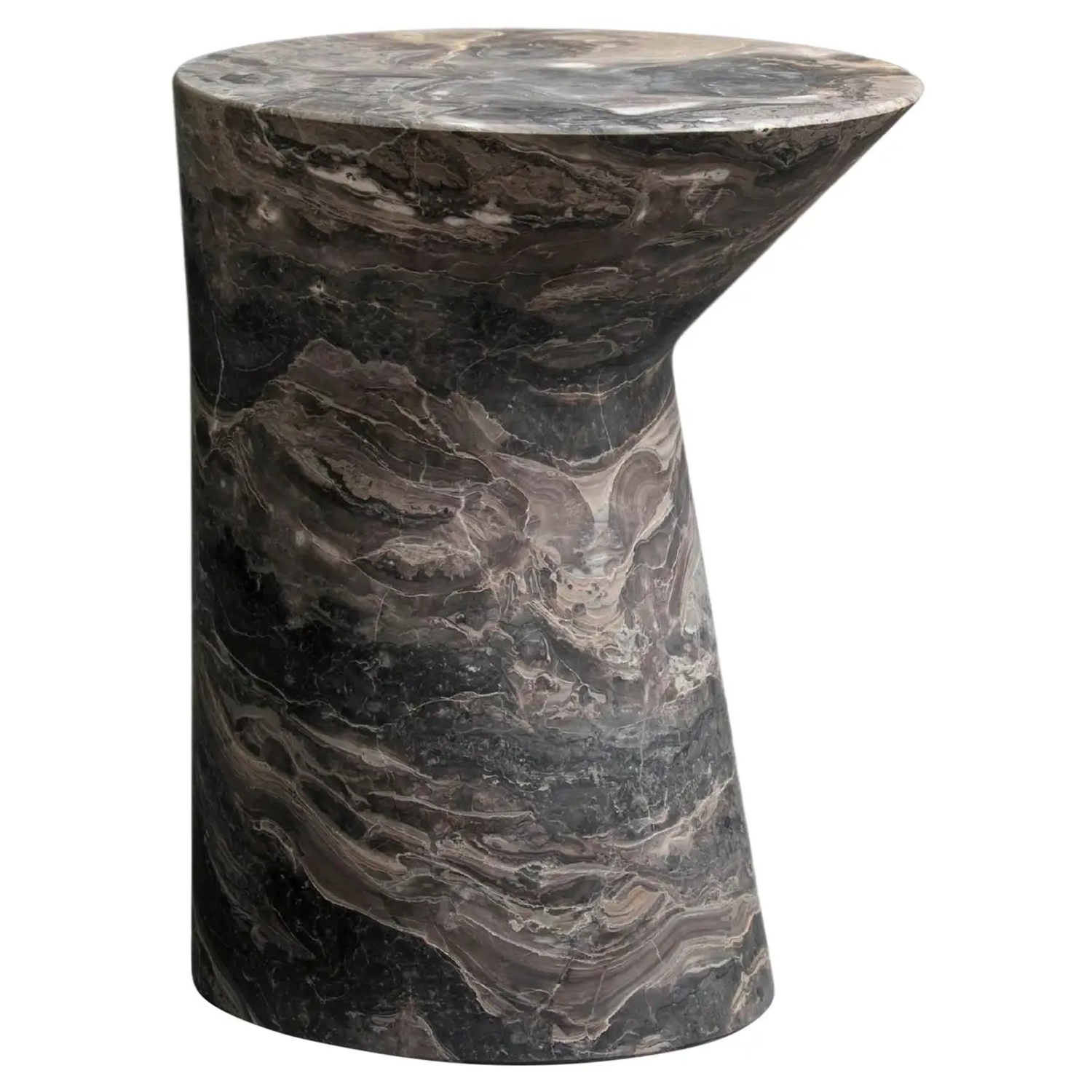 Adolfo Abejón Solid Orobico Marble Side Table  - image-5