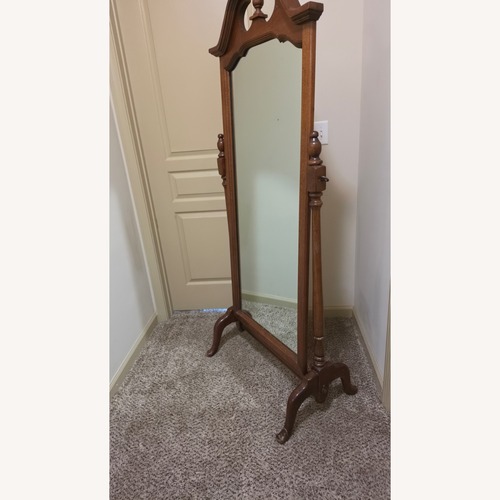 Used Vintage  Full Length Mirror with Stand for sale on AptDeco