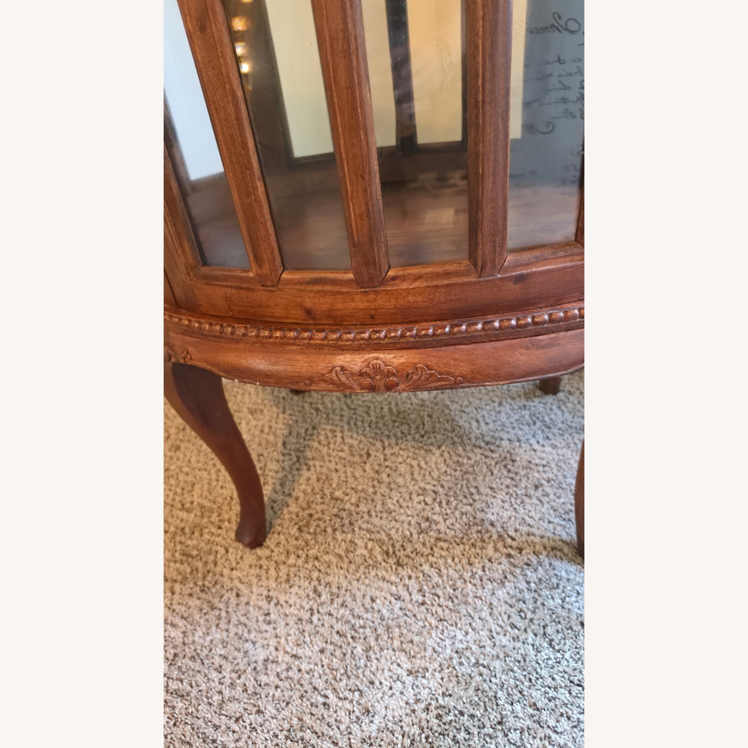 Oval Side Table  with Removable Tea Tray Top - image-4