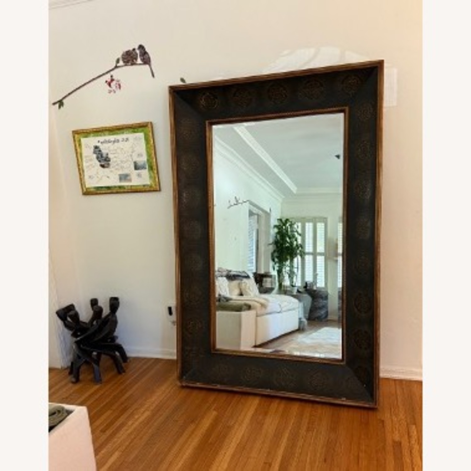 6' Architectural Wood Framed Floor Mirror - image-7