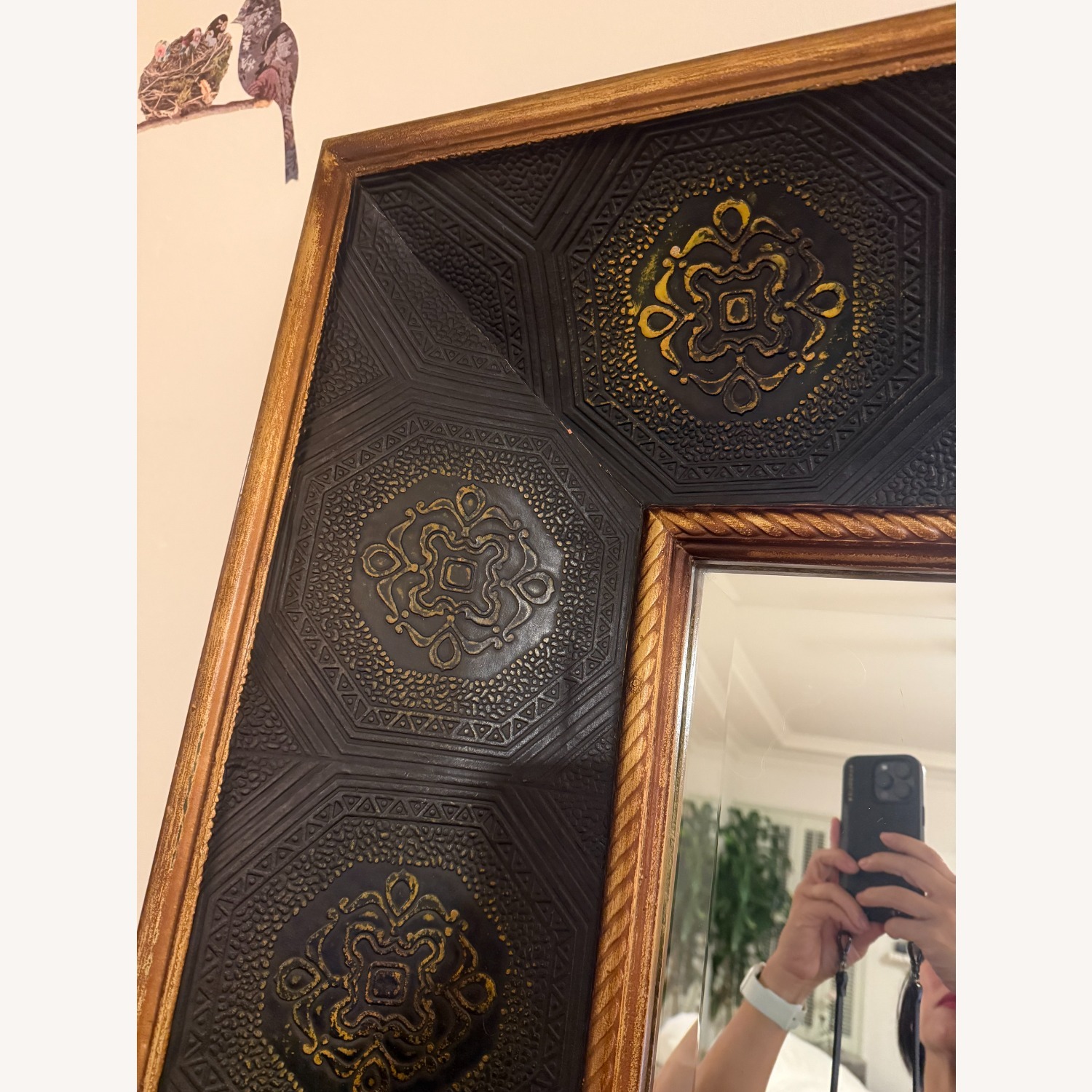 6' Architectural Wood Framed Floor Mirror - image-2
