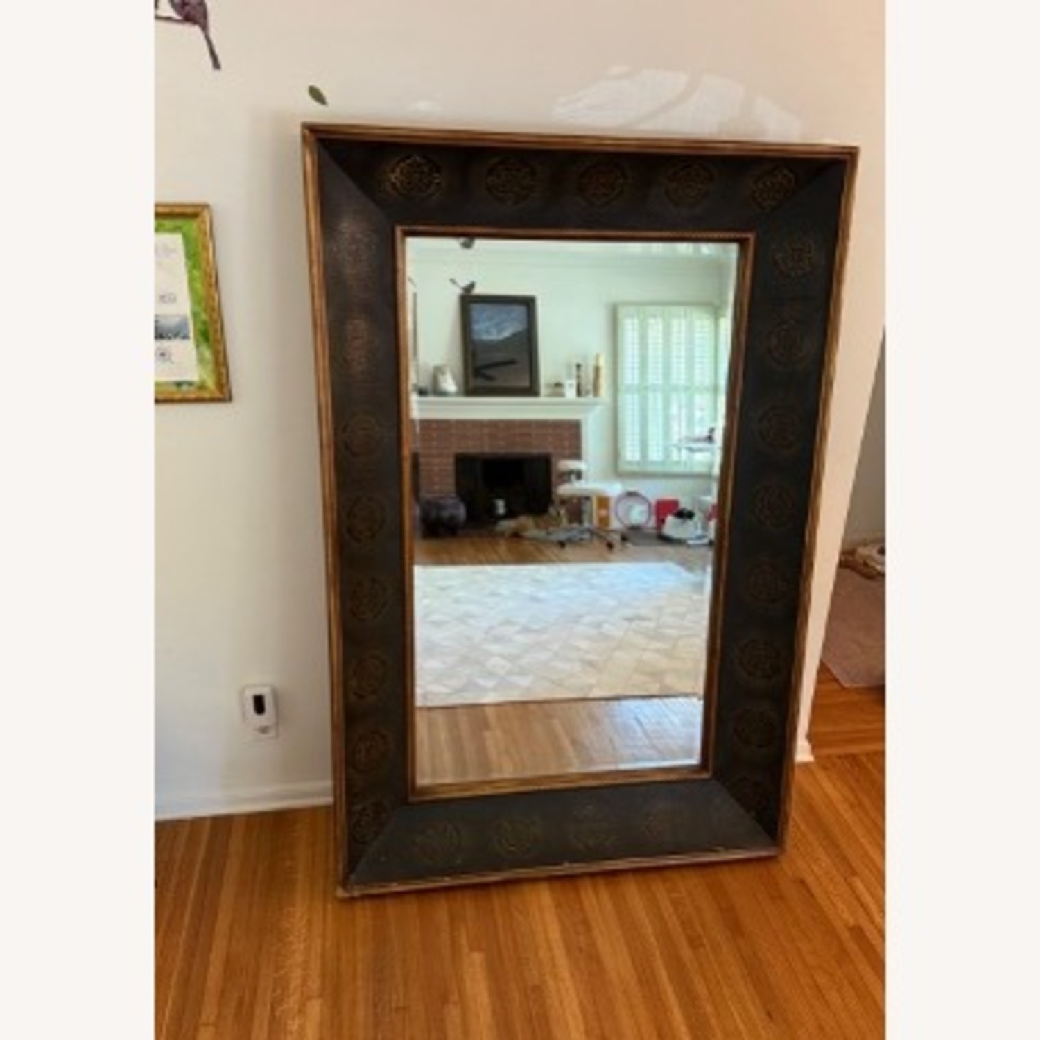 6' Architectural Wood Framed Floor Mirror - image-1