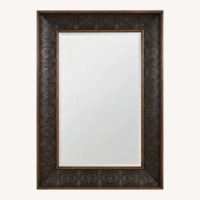 6' Architectural Wood Framed Floor Mirror
