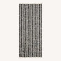 Extra-Long Handwoven Leather Rug Runner – 19.5ft