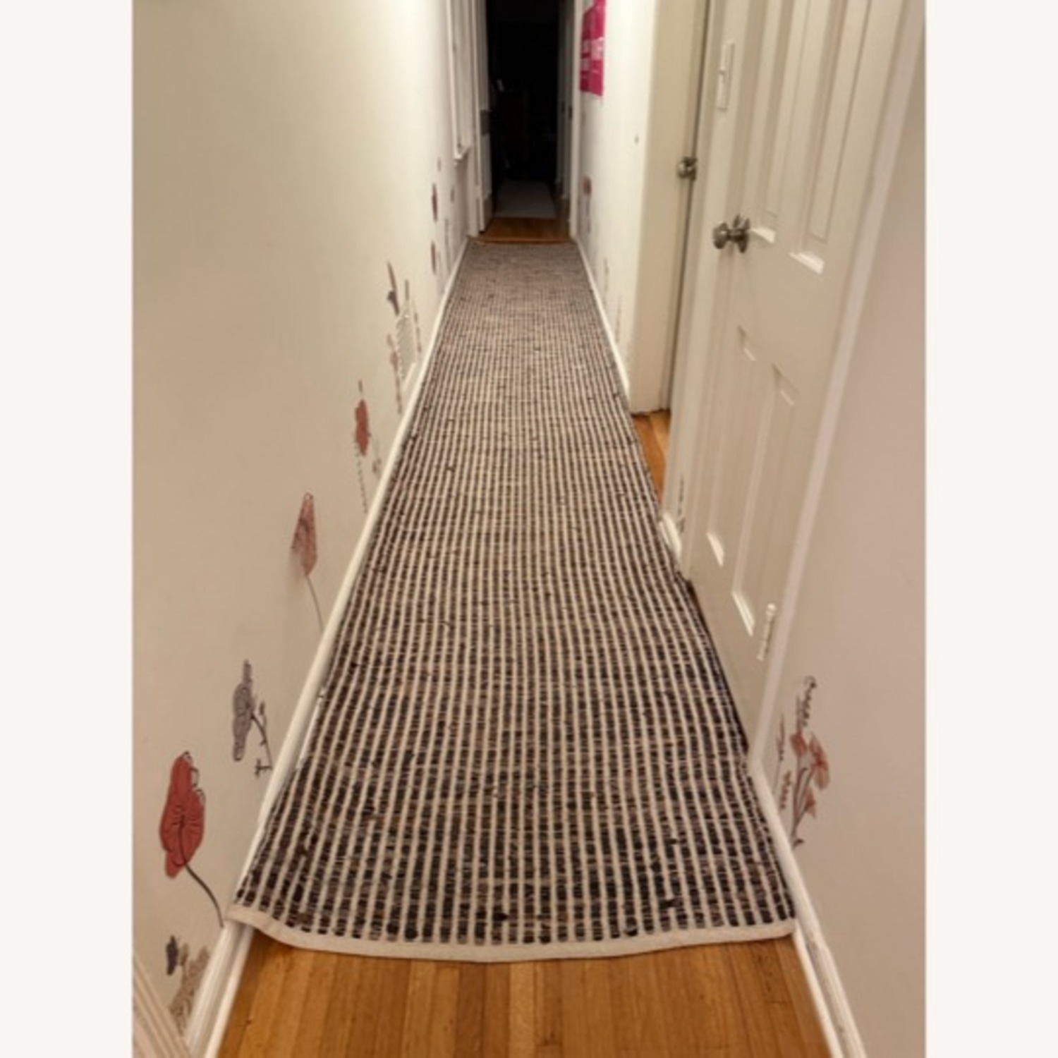 Extra-Long Handwoven Leather Rug Runner – 19.5ft - image-1