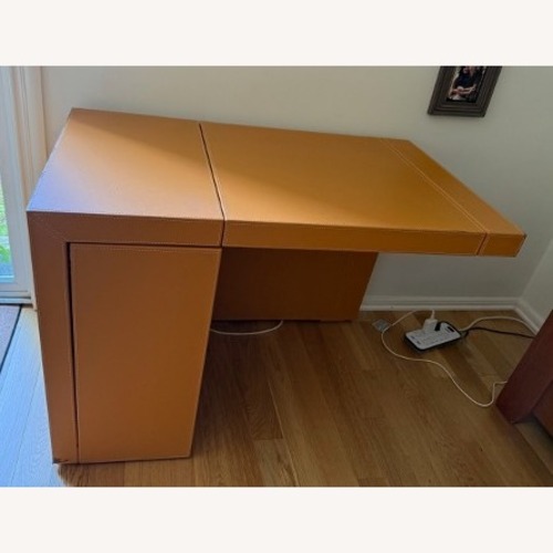 Used Hand-Stitched Genuine Leather Vanity Trunk for sale on AptDeco