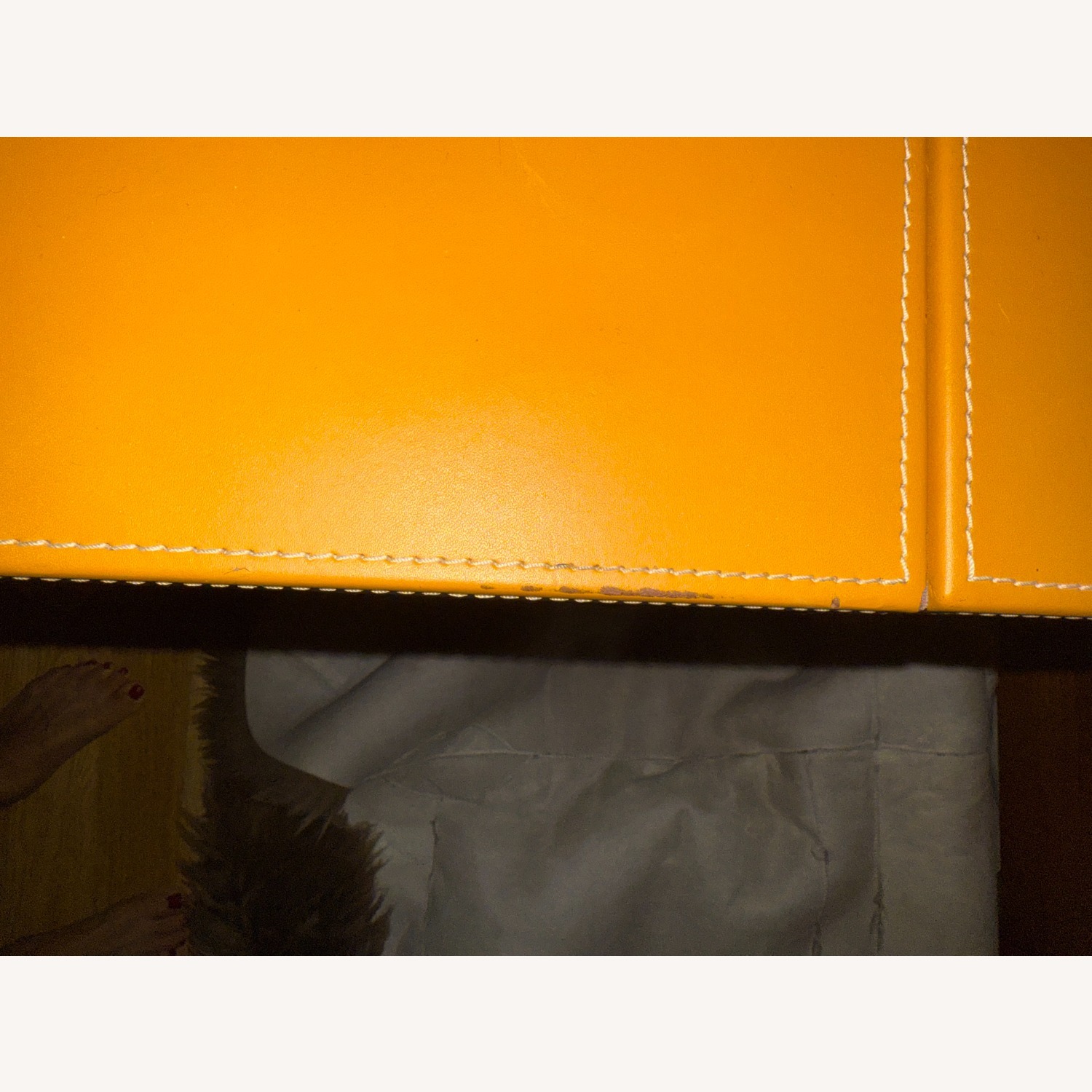 Hand-Stitched Genuine Leather Vanity Trunk - image-5