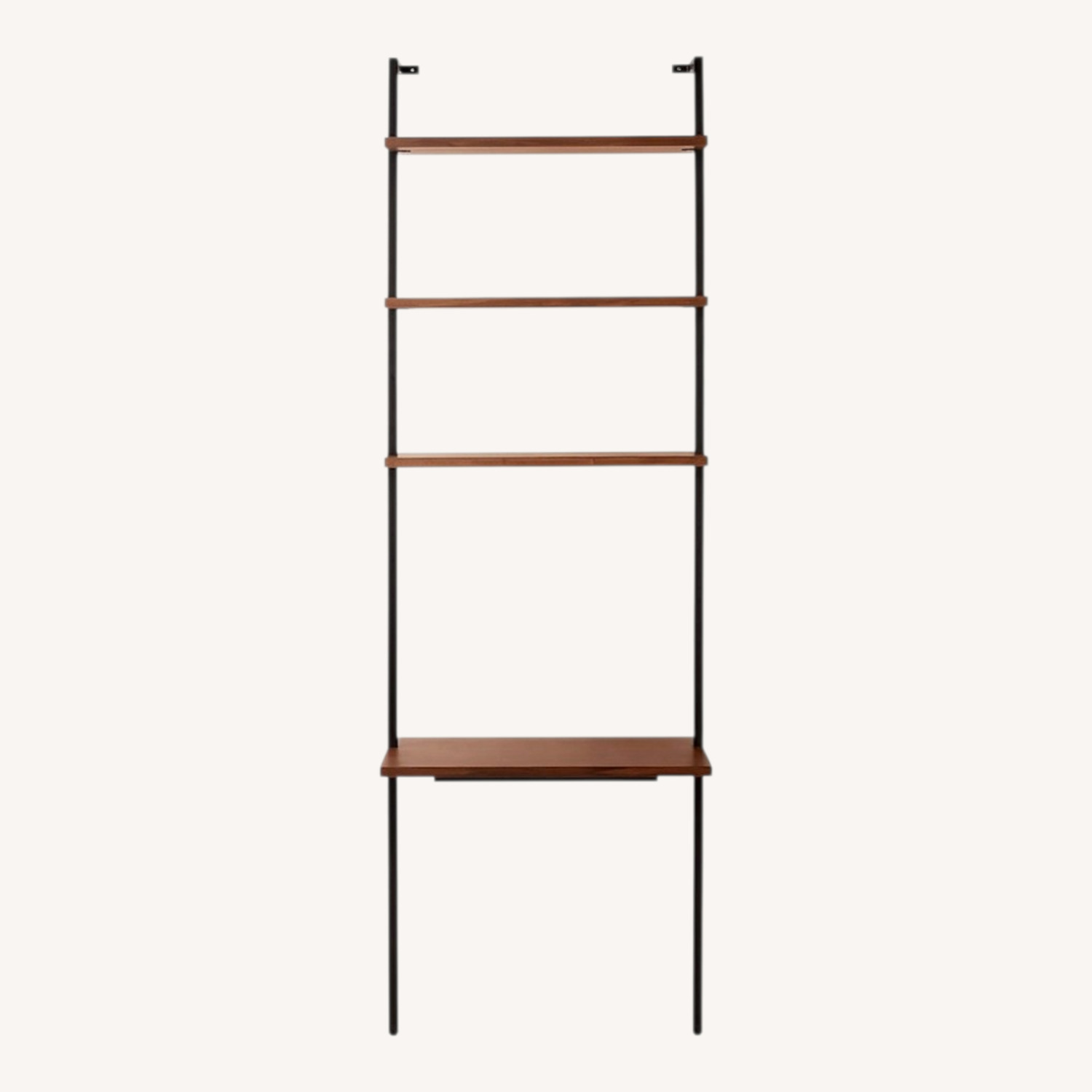 CB2 Helix Dark Brown Wood Desk - image-0