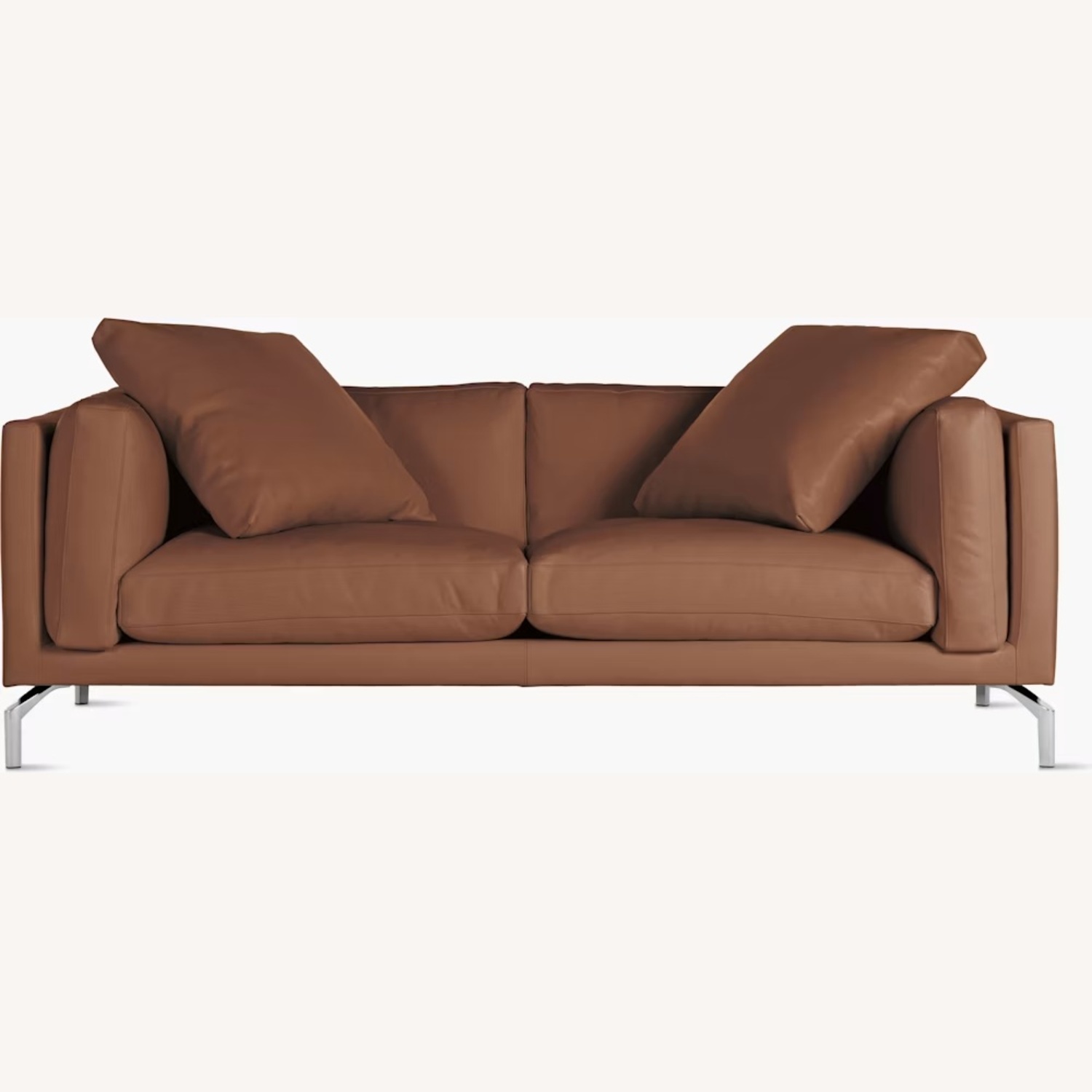 Design Within Reach Como Sofa 80” Canyon Leather - image-8
