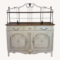 Ethan Allen Country Sideboard Buffet Baker's Rack