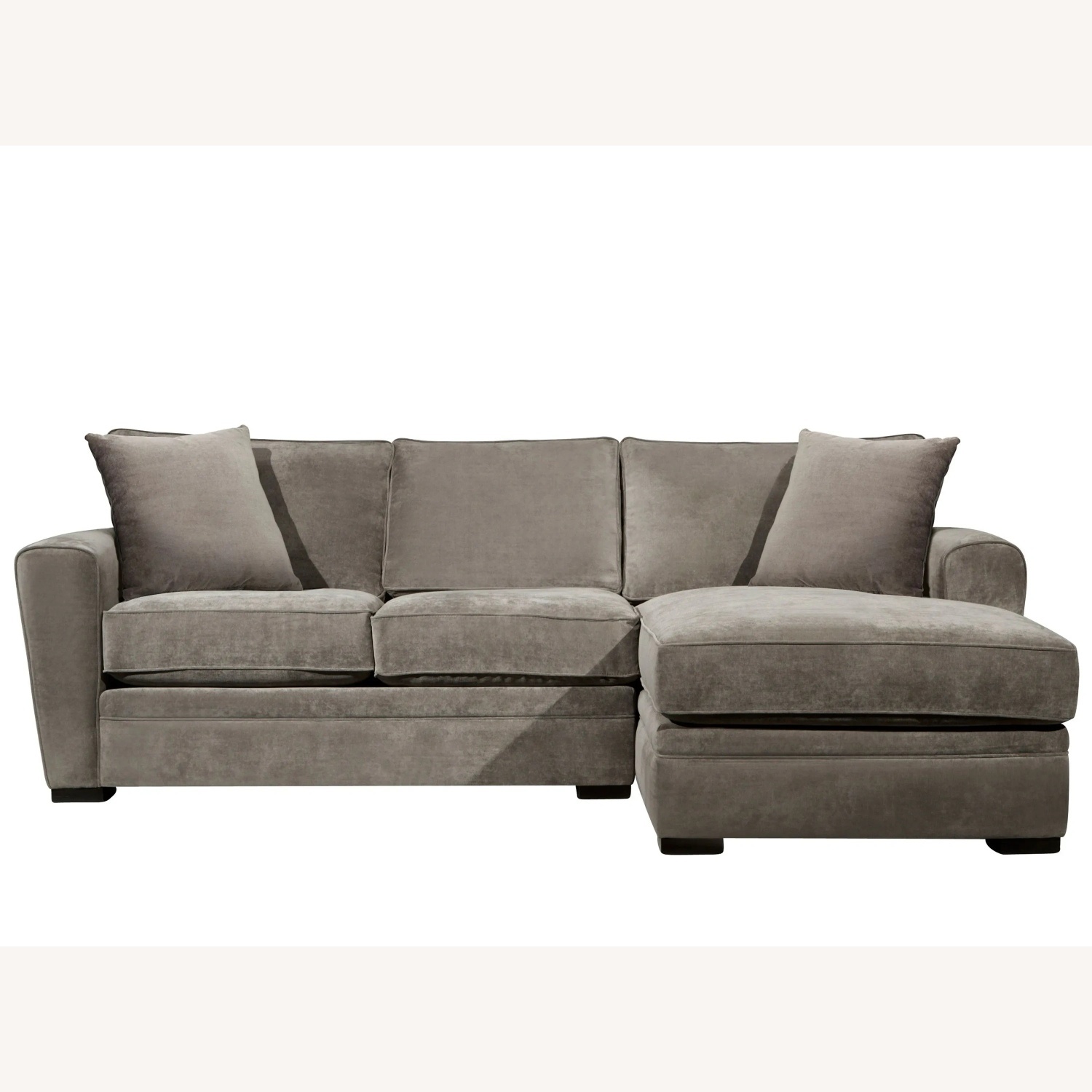 Raymour & Flanigan Artemis II Dark Gray 2 Piece Sectional - image-4