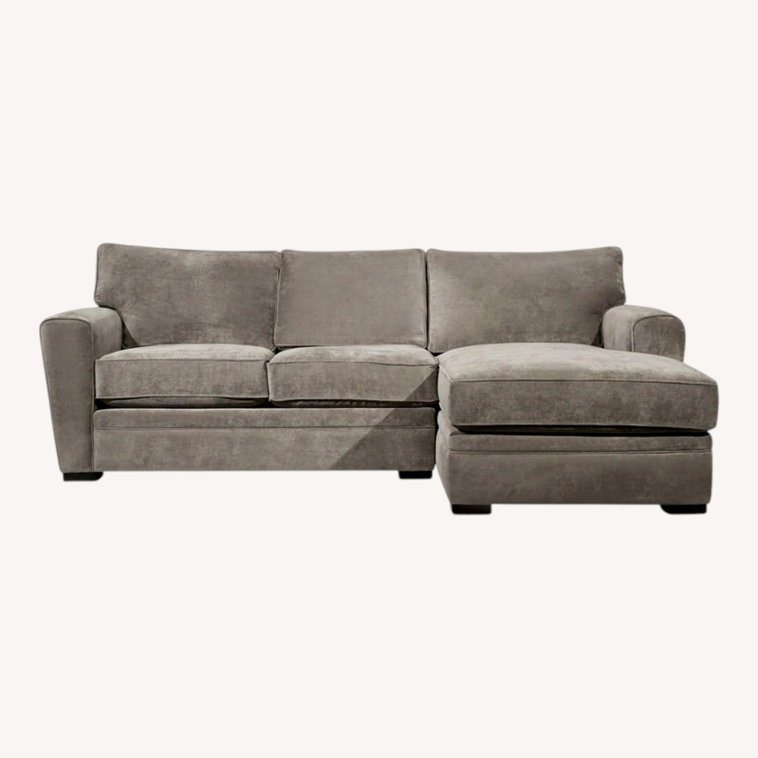 Raymour & Flanigan Artemis II Dark Gray 2 Piece Sectional - image-0