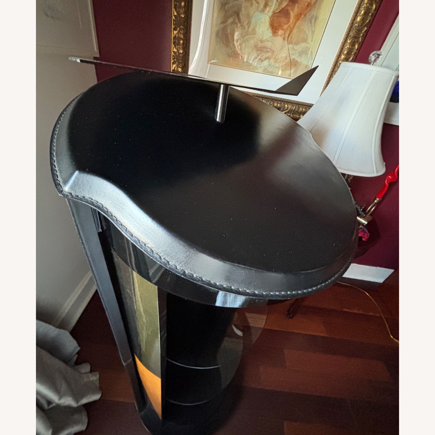 Pedestal Cabinet Vintage 1990 Italy RARE - image-5