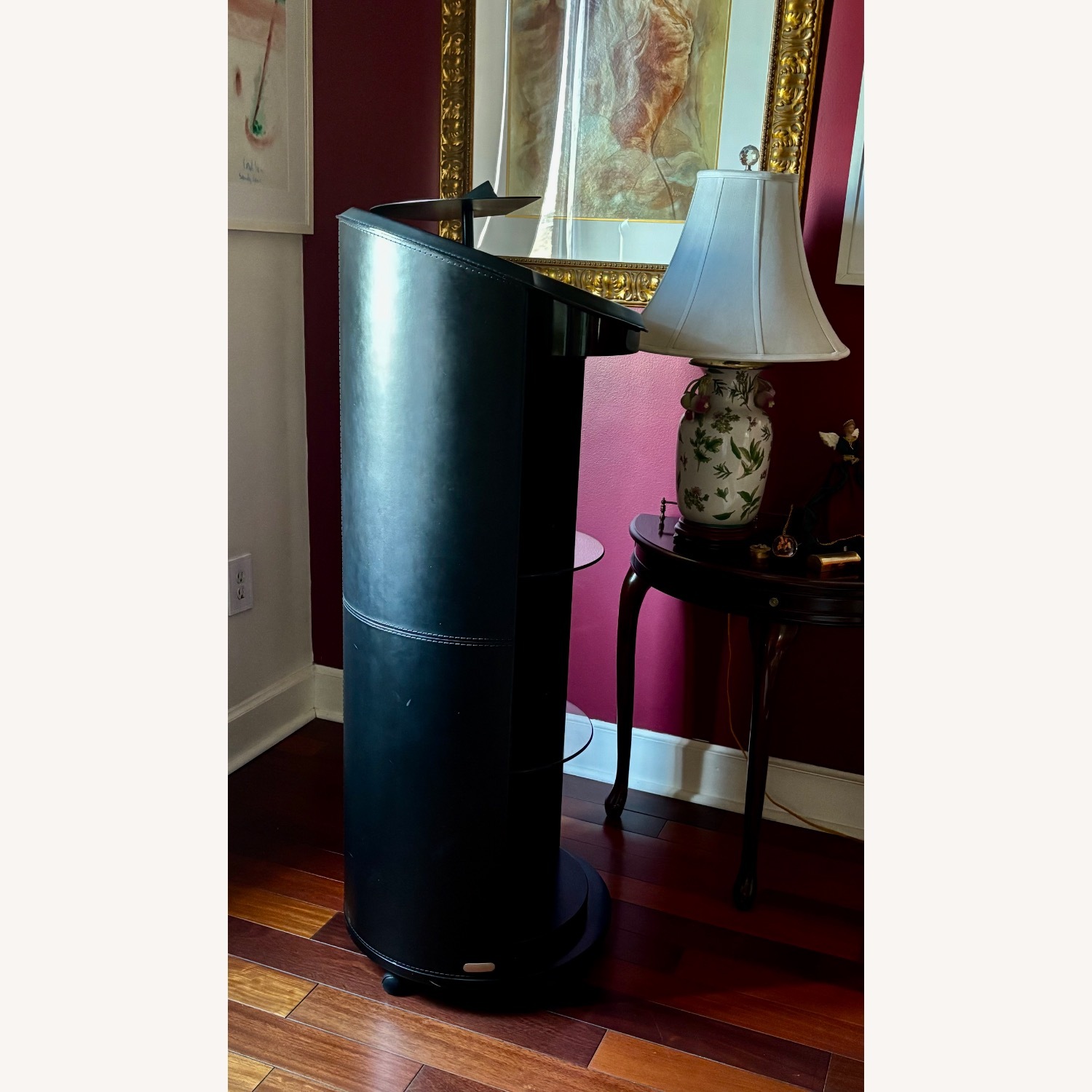 Pedestal Cabinet Vintage 1990 Italy RARE - image-3