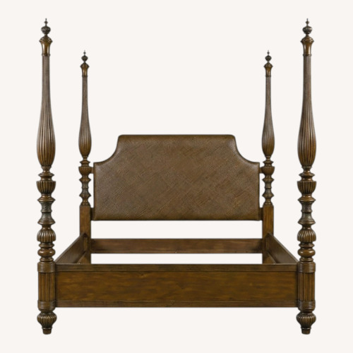 Used Thomasville Hemingway King Poster Bed for sale on AptDeco
