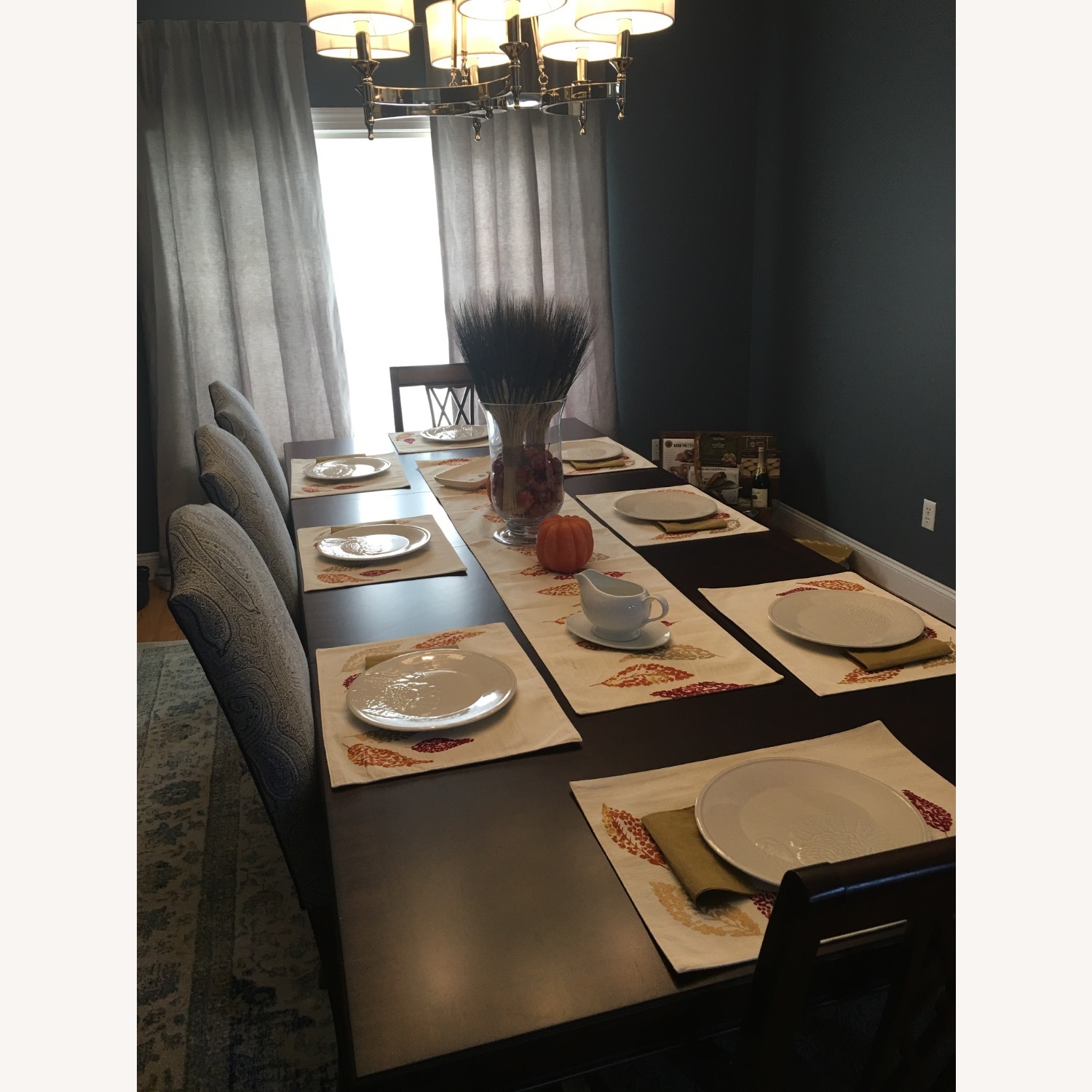 Ethan Allen Townhouse Dark Brown Wood Dining Sets - image-13