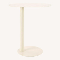 Wayfair White Iron Side Table