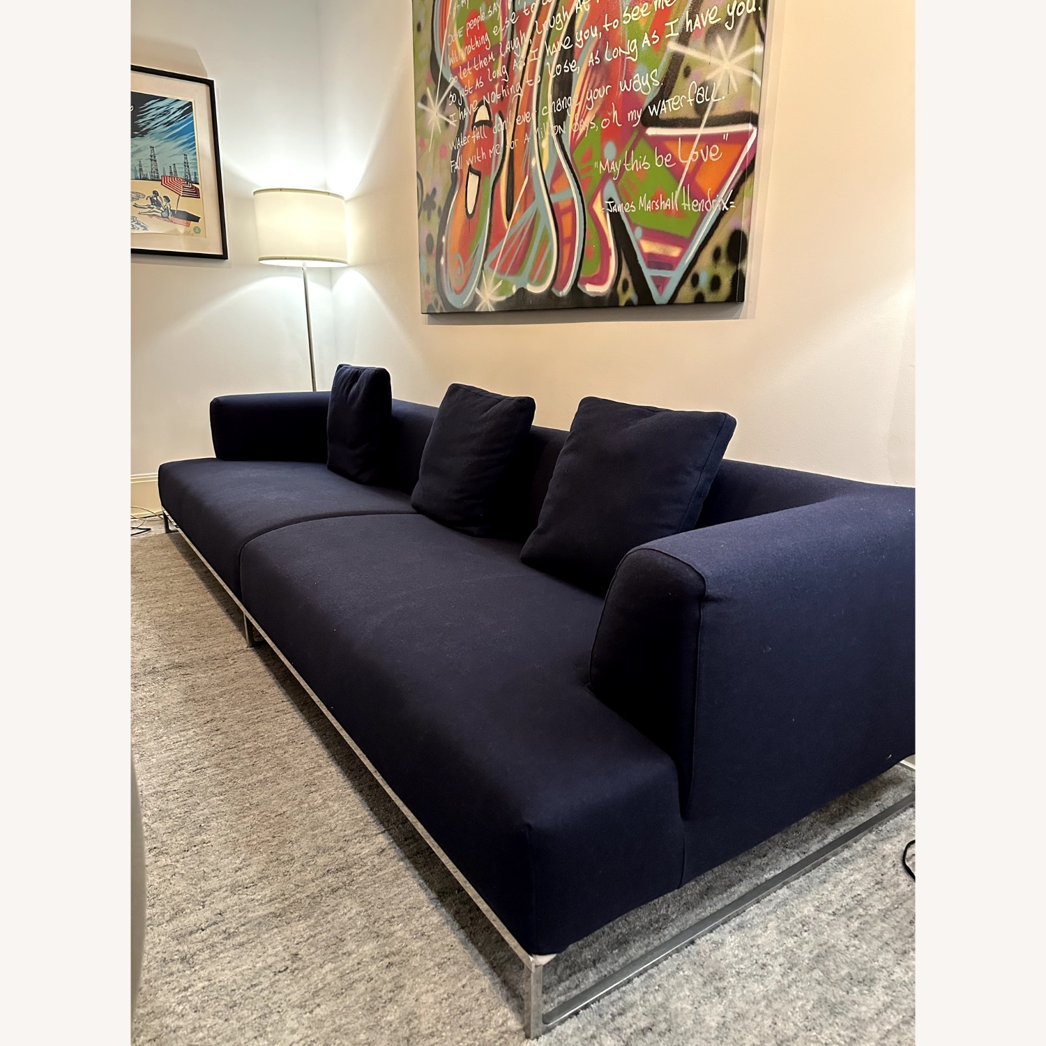 B&B Italia Charles Blue Sofa - image-2