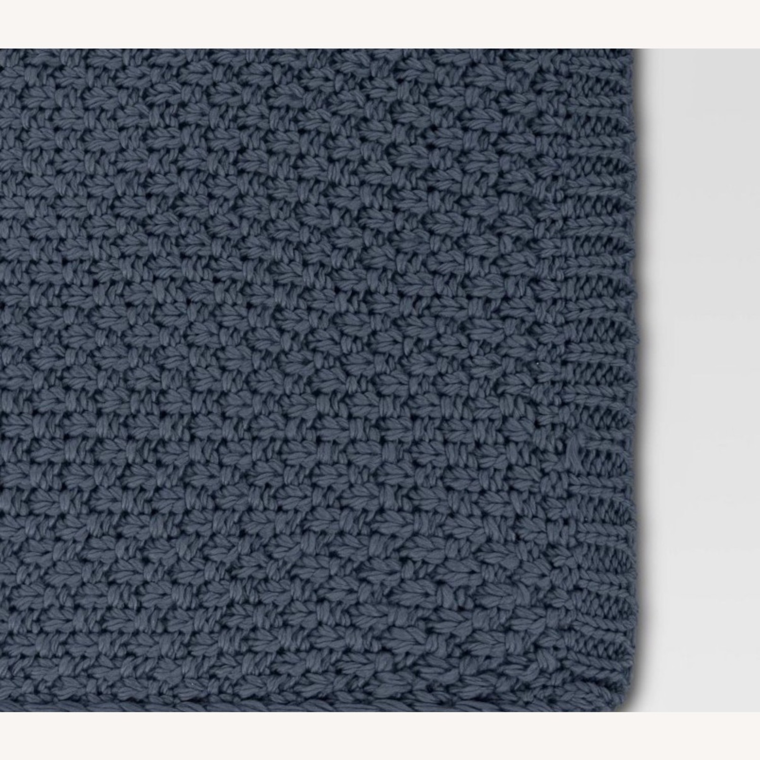 Target Threshold Blue Fabric Throw - image-2