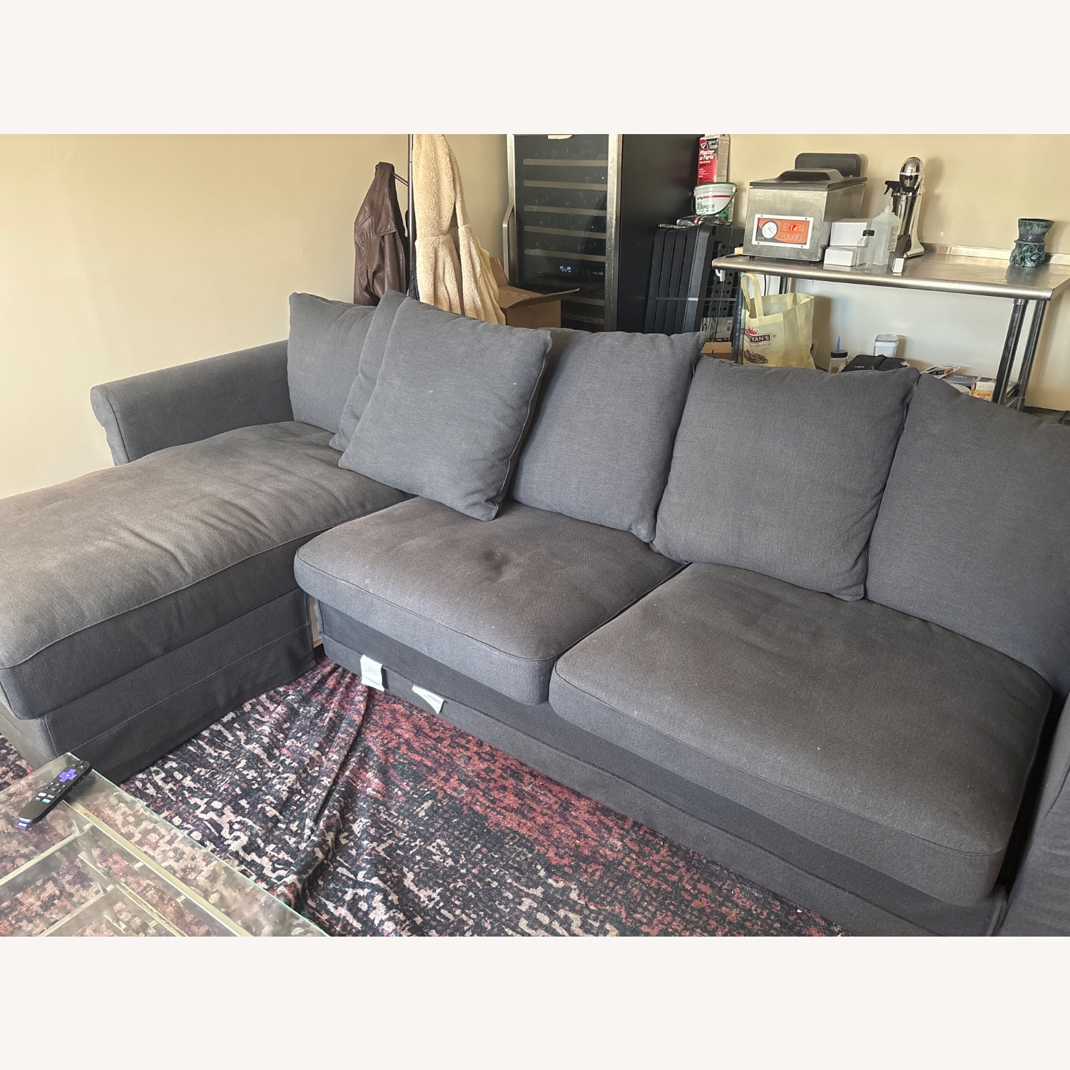 IKEA Harlanda Dark Gray Sleeper Sofa - image-1