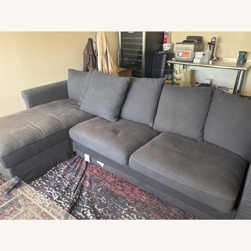 Used IKEA Harlanda Dark Gray Sleeper Sofa for sale on AptDeco
