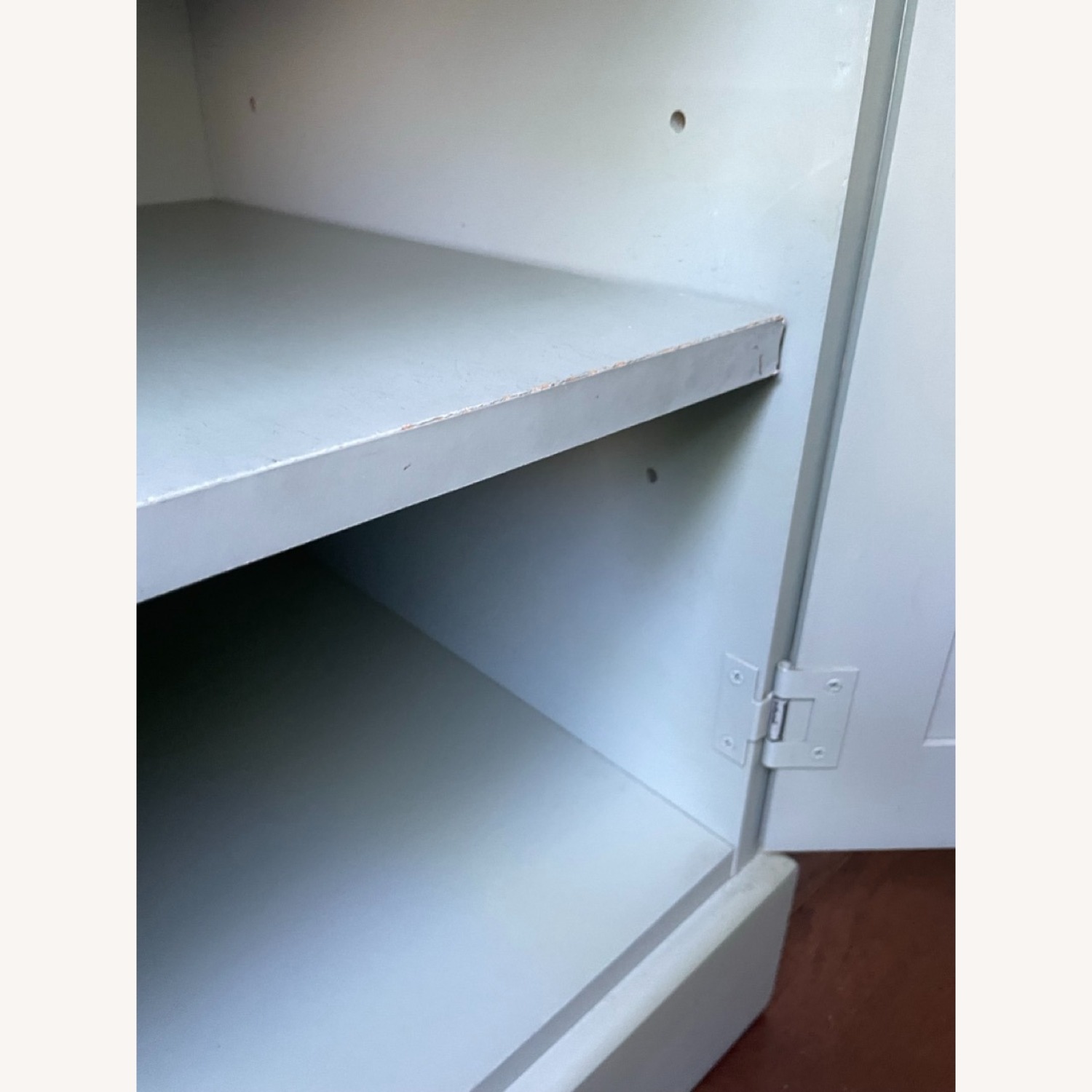 Sage Green Wood Media Storage - image-6