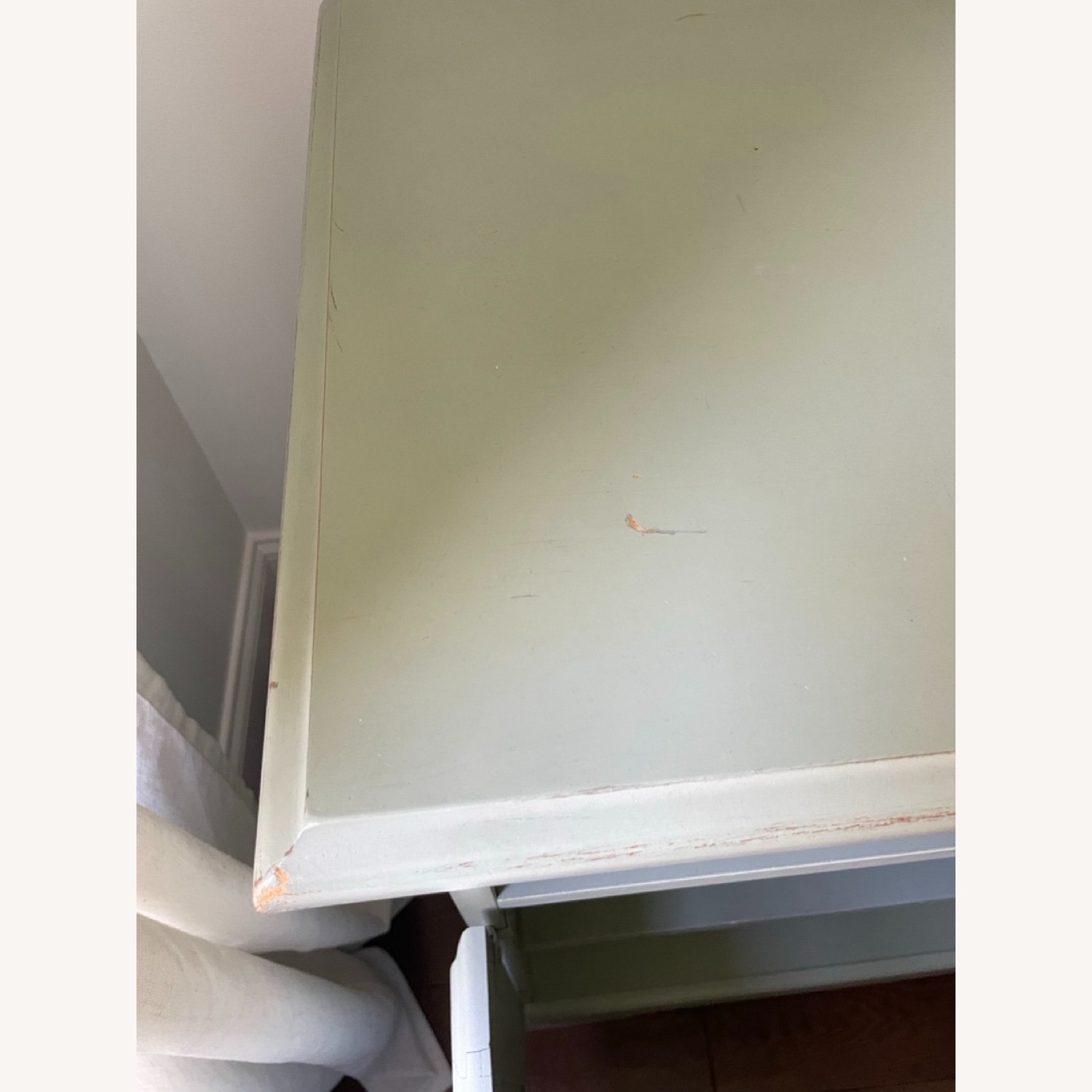 Sage Green Wood Media Storage - image-4