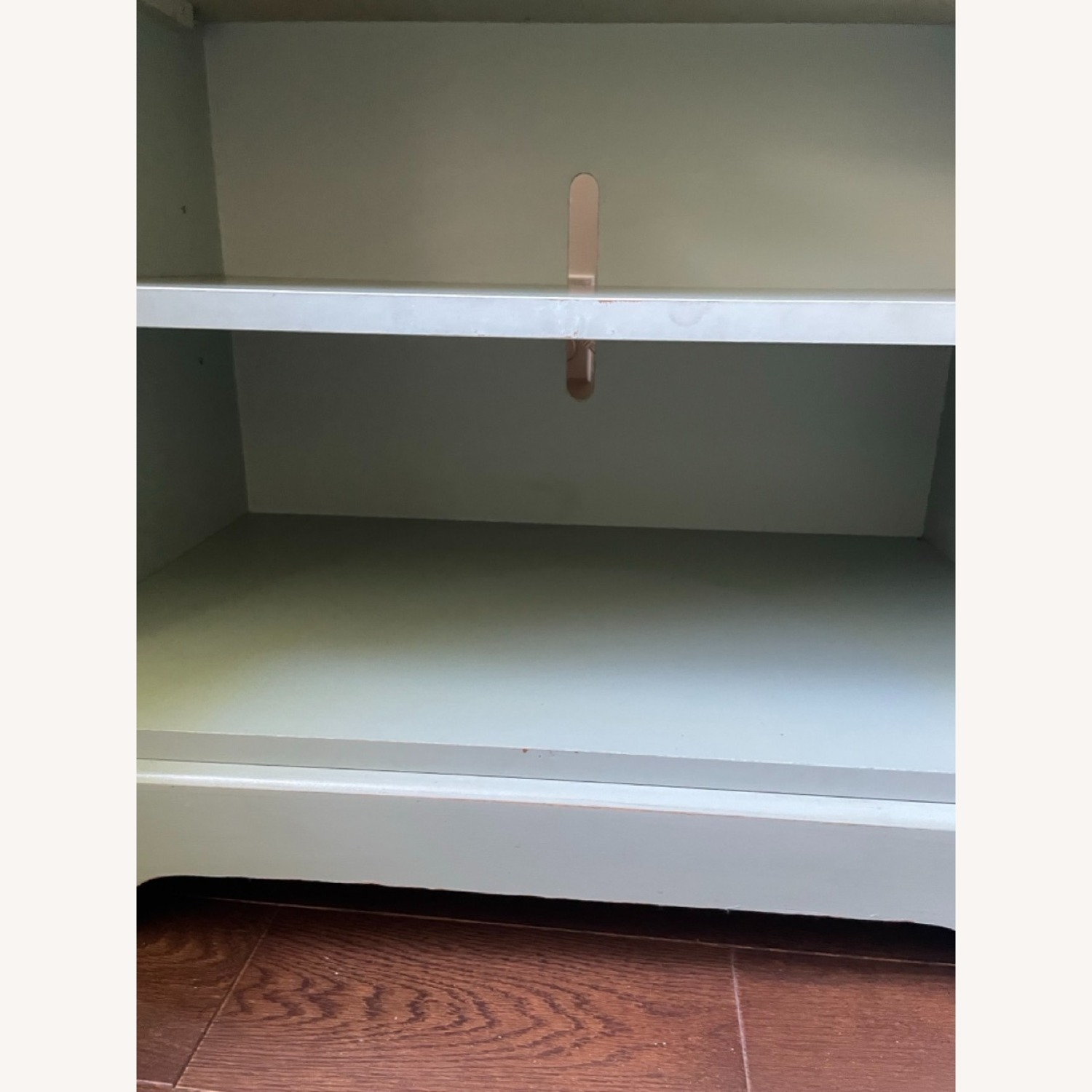 Sage Green Wood Media Storage - image-5