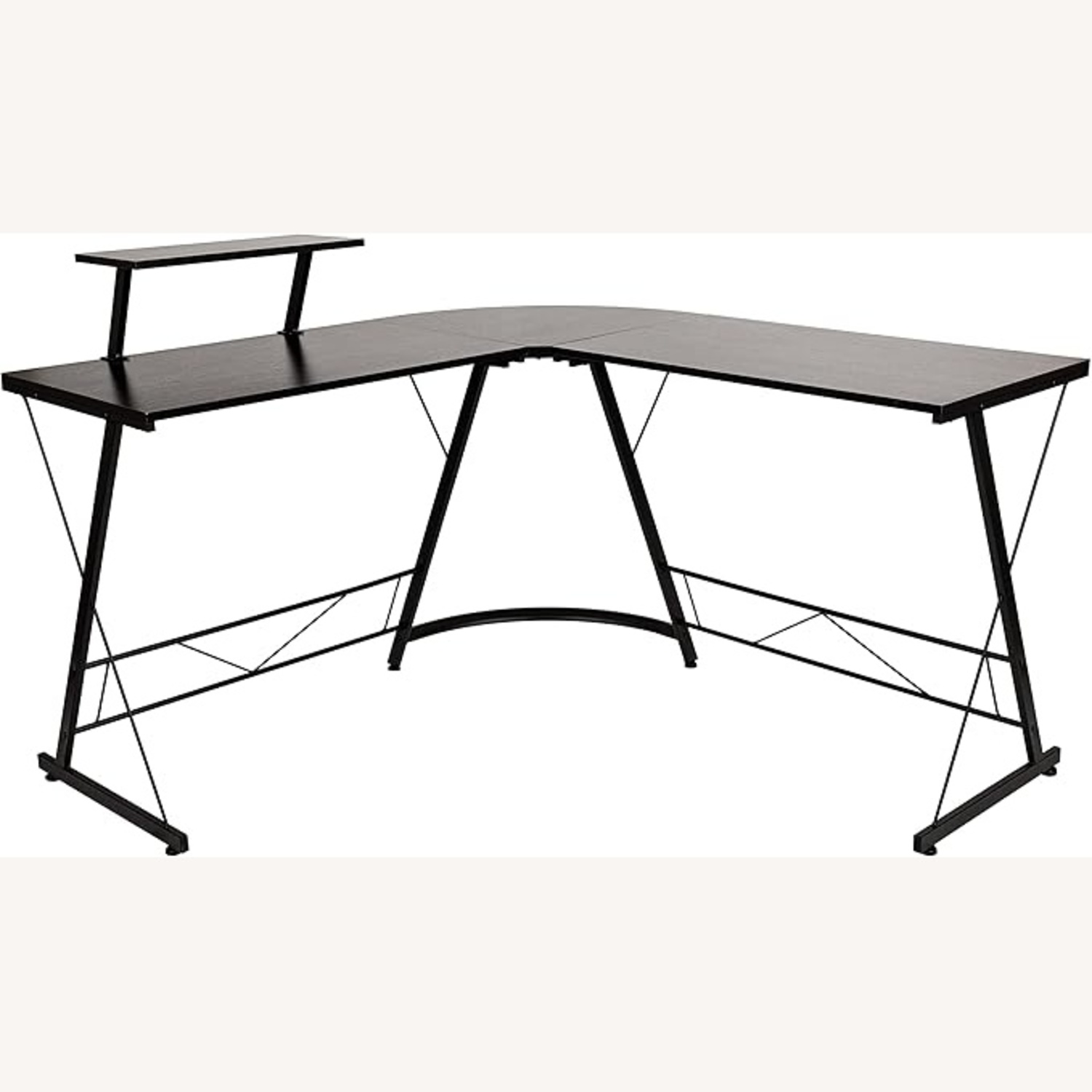 Black L-Shaped Corner Desk - image-8