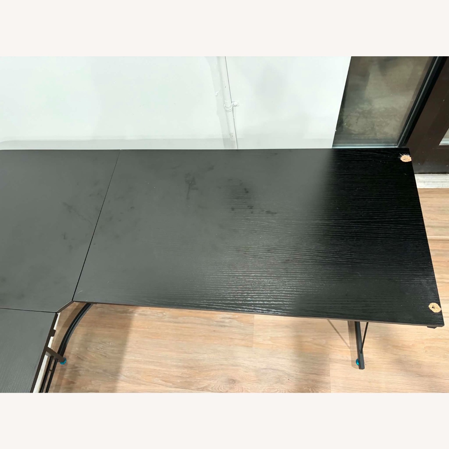 Black L-Shaped Corner Desk - image-4