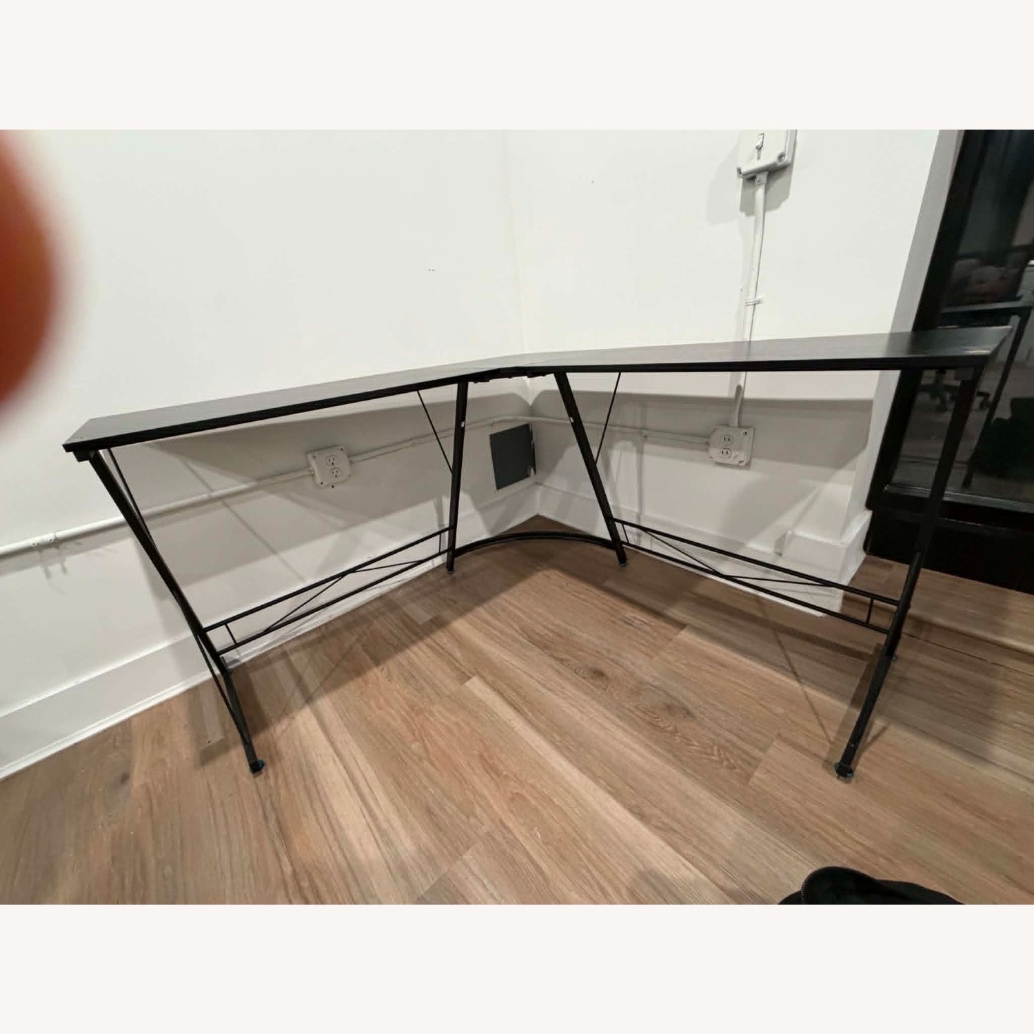 Black L-Shaped Corner Desk - image-3