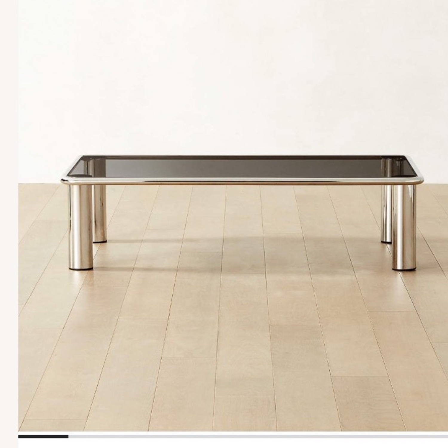 CB2 Transparent Glass Coffee Table - image-1