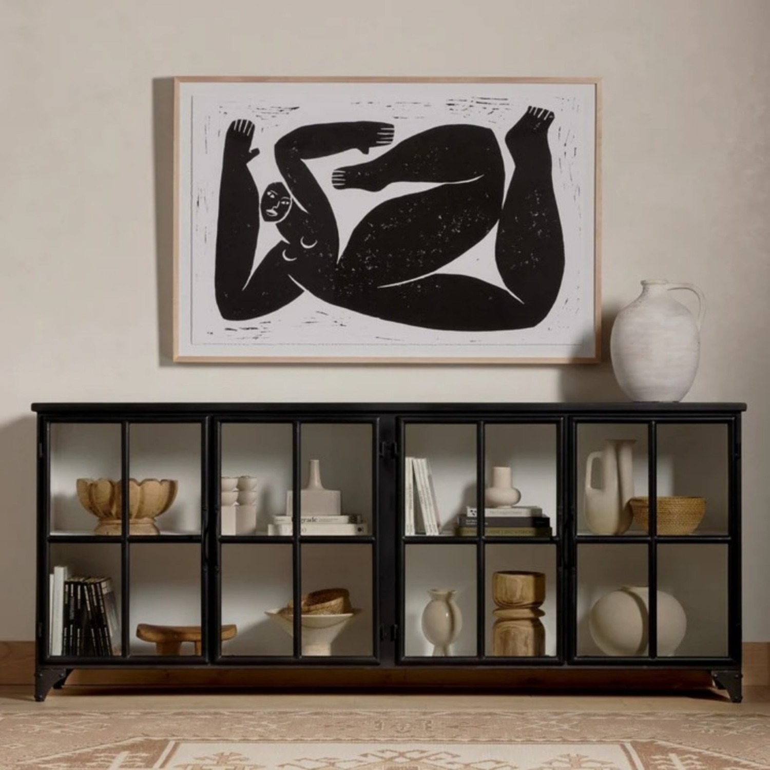 Four Hands Camila Sideboard - Black - image-1