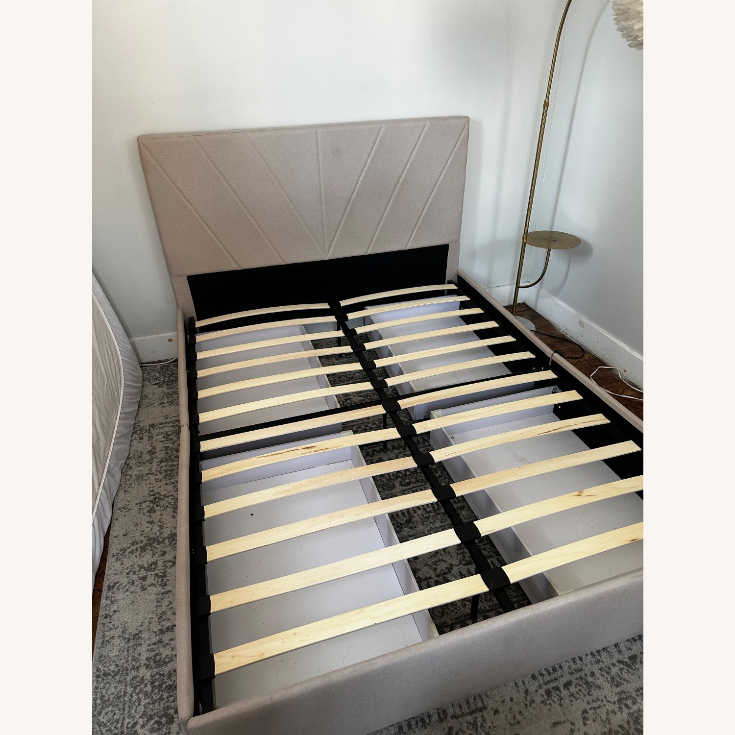Wayfair Natural Fabric Queen Bed - image-2