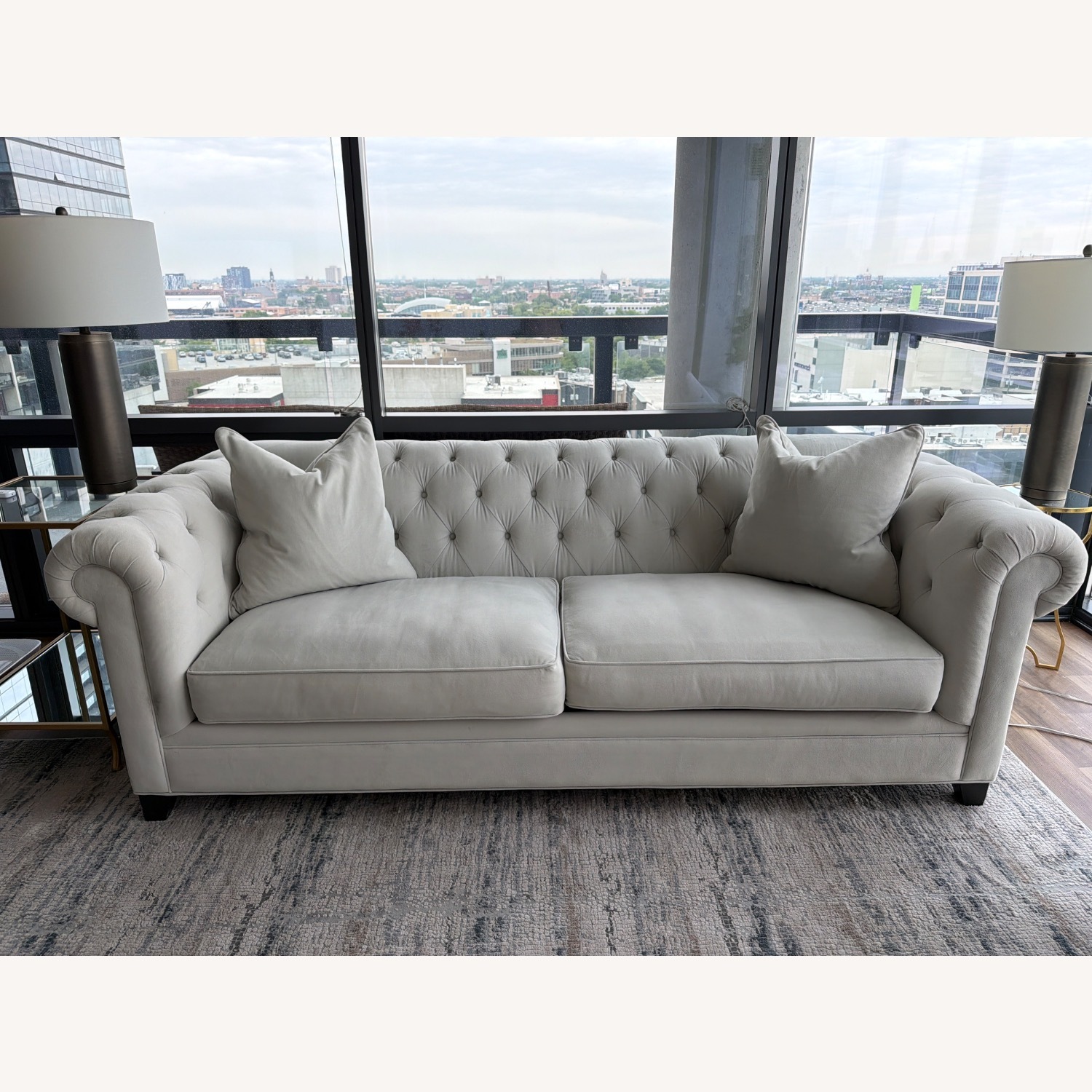 Lincoln Park Grey Sofa - image-1