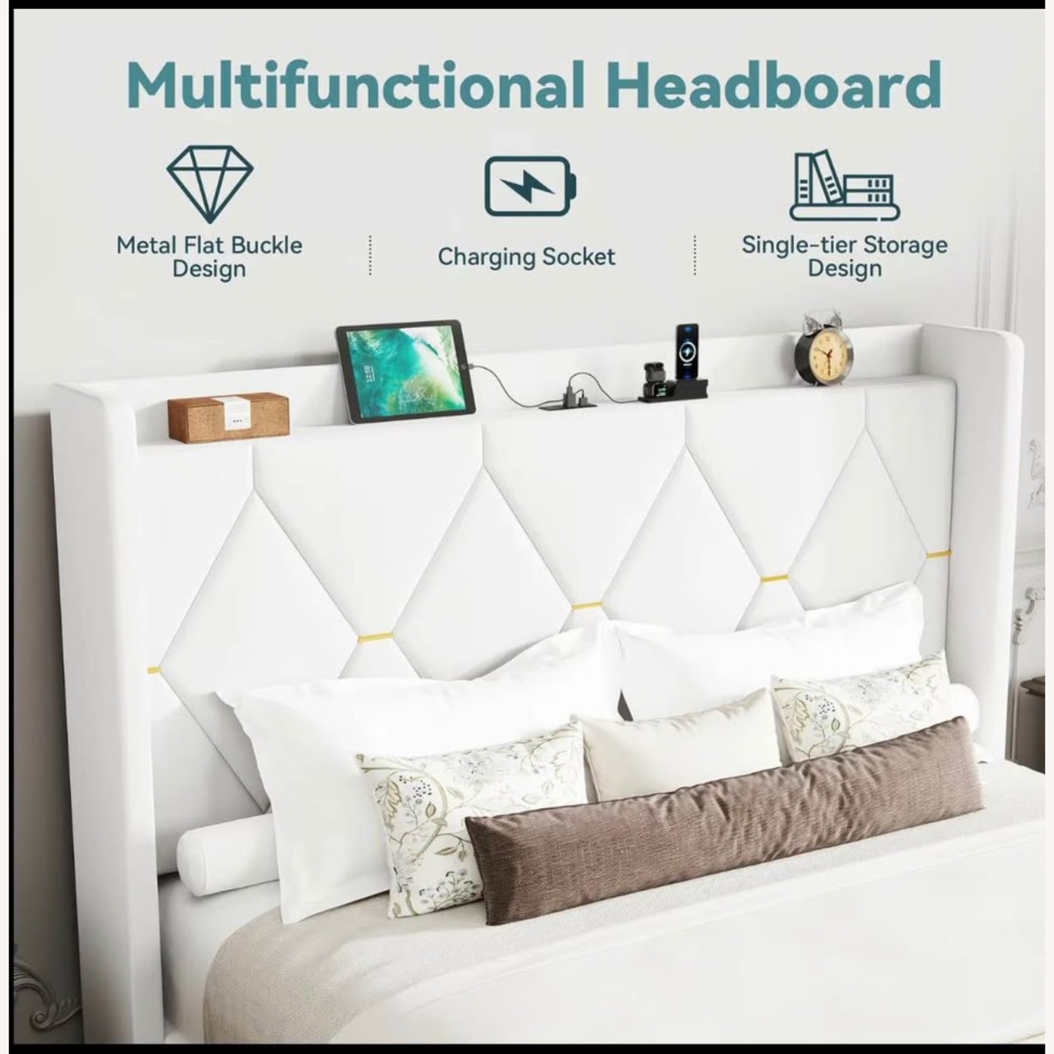 Amazon Black Queen Size Bed - image-3