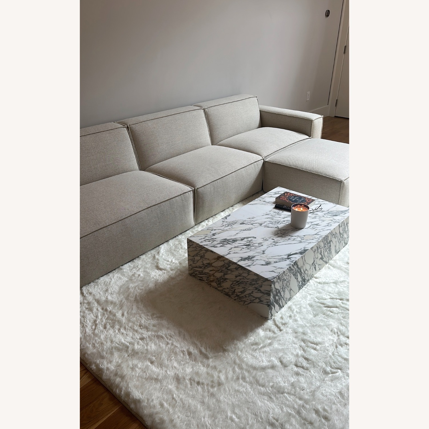 Castlery Jonathan Sectional Sofa Creamy White - image-3