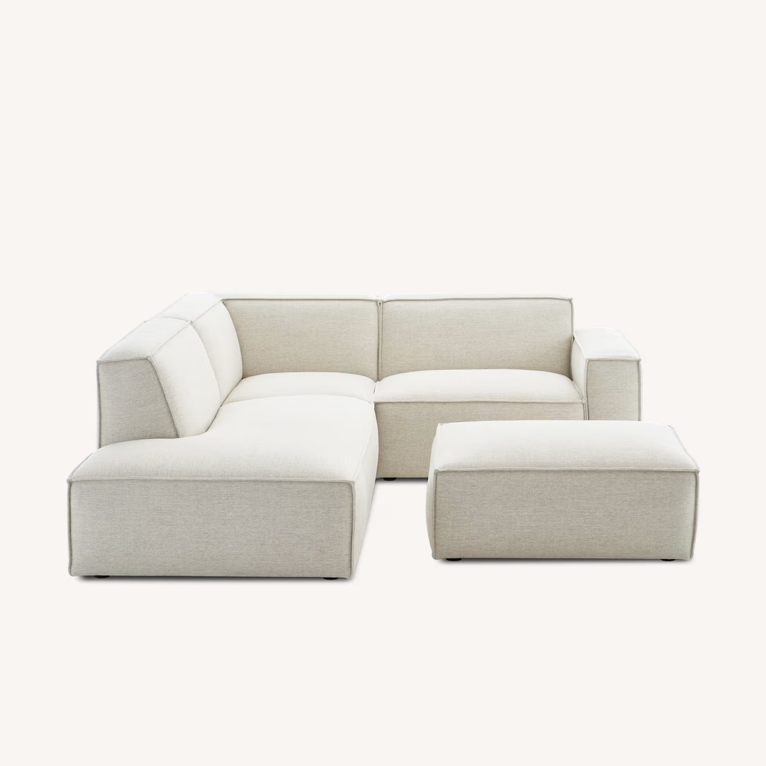 Castlery Jonathan Sectional Sofa Creamy White - image-4