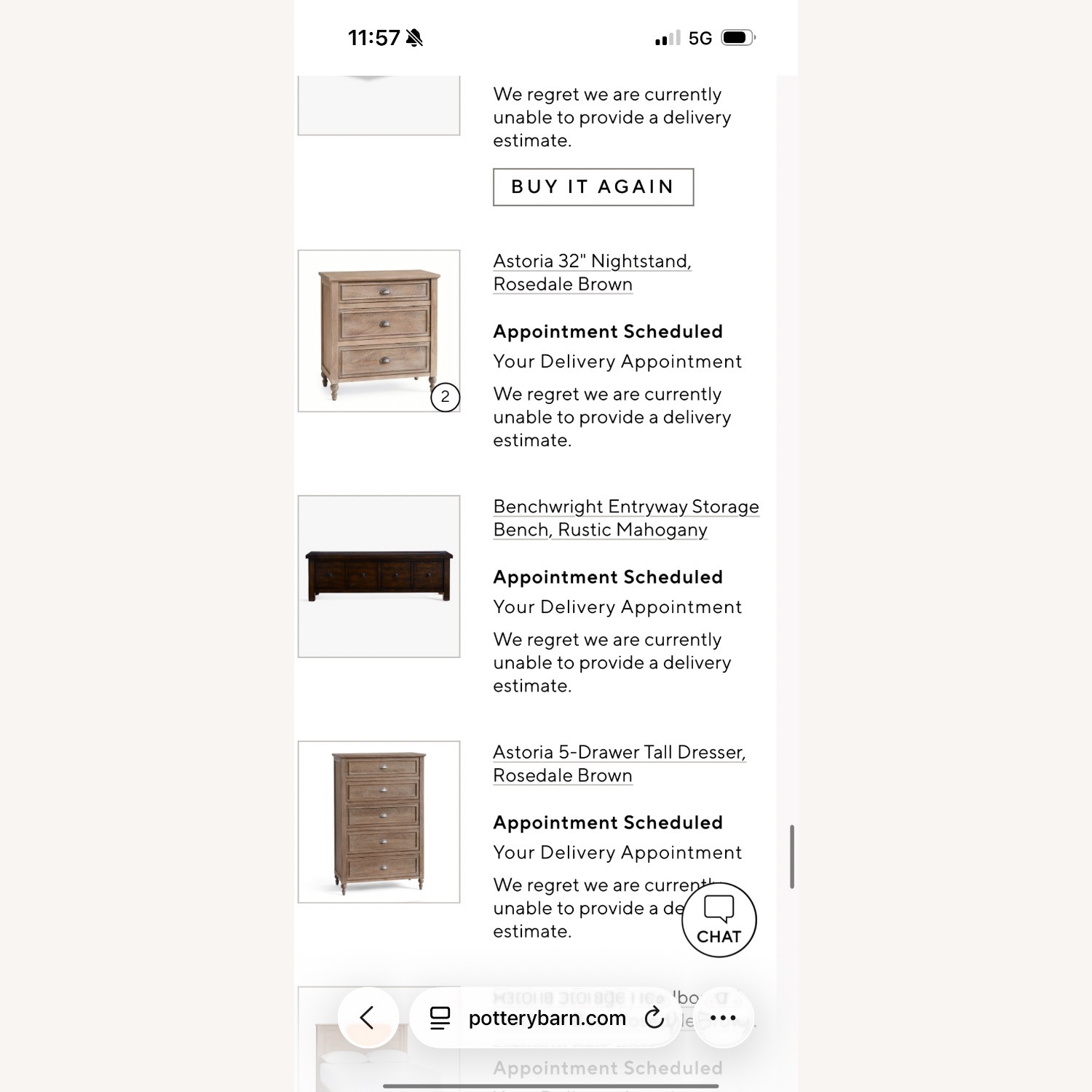 Pottery Barn Astoria Nightstand - image-5