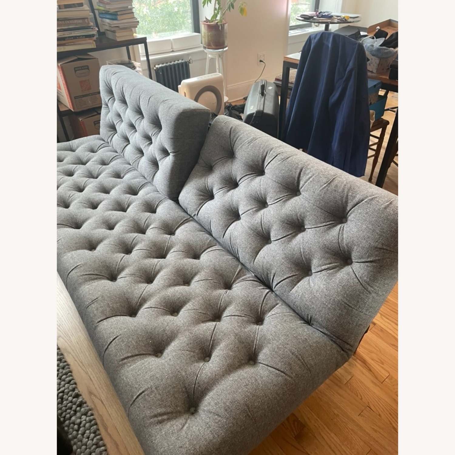 ABC Carpet and Home Light Gray Sleeper Sofa - image-2