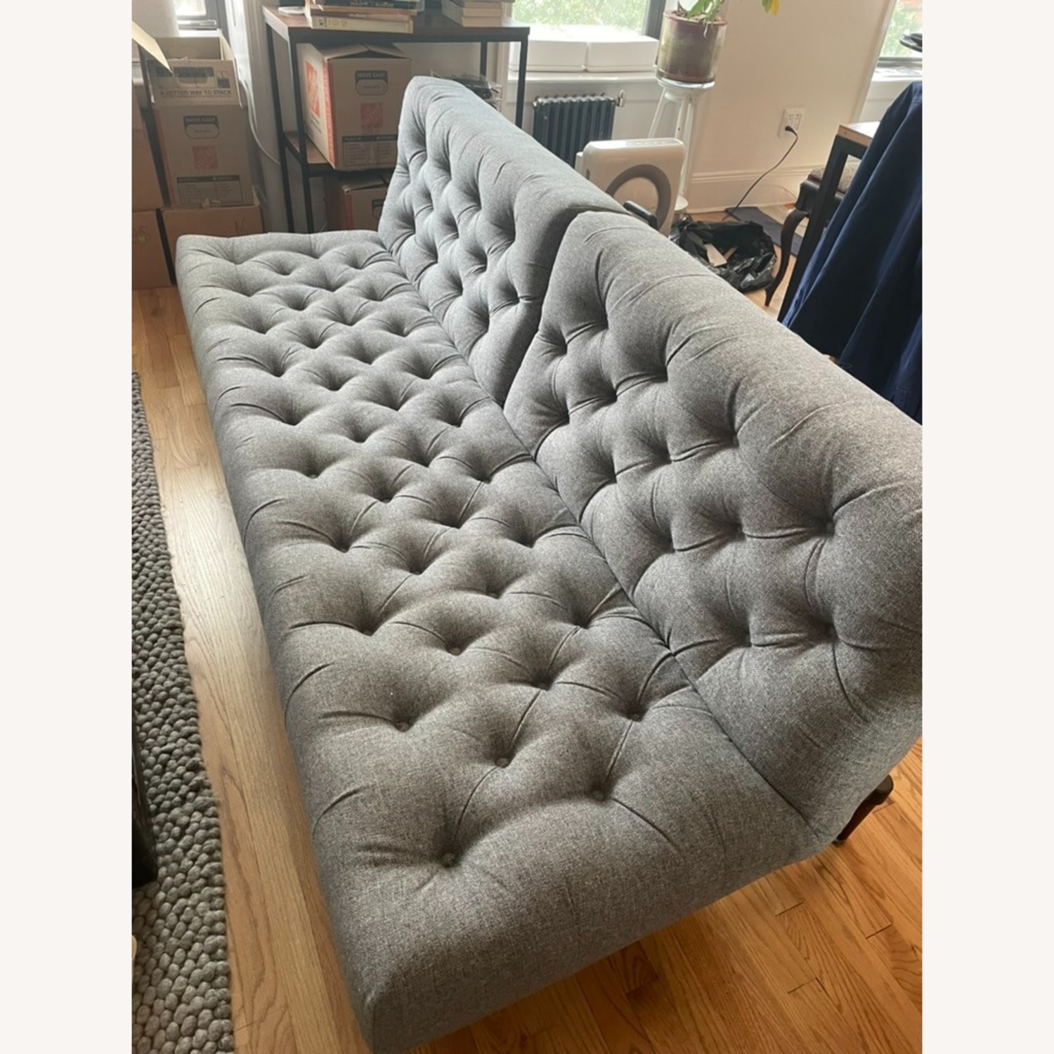 ABC Carpet and Home Light Gray Sleeper Sofa - image-1