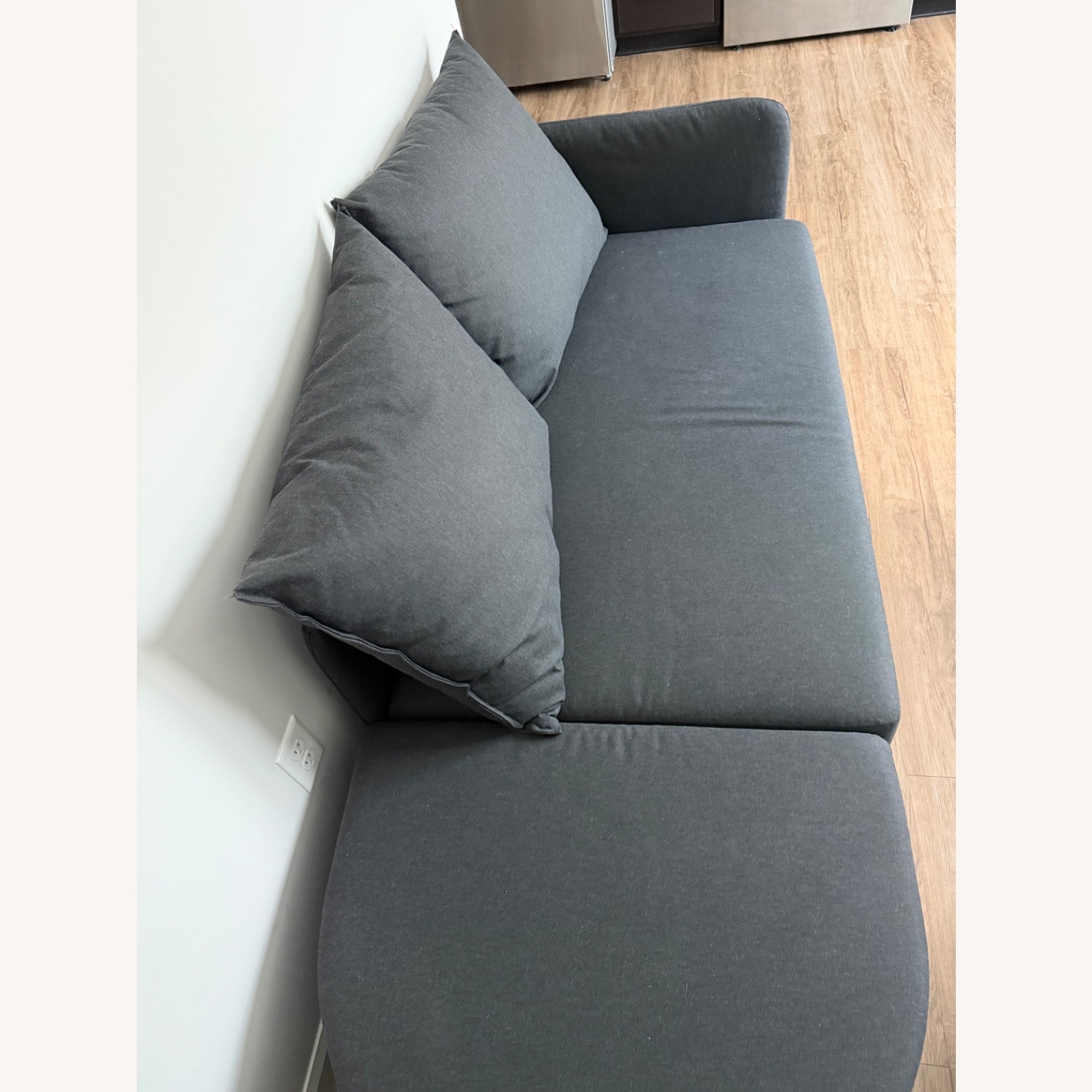 IKEA LINDÅKRA Sleeper Sofa (Dark Gray) - image-2