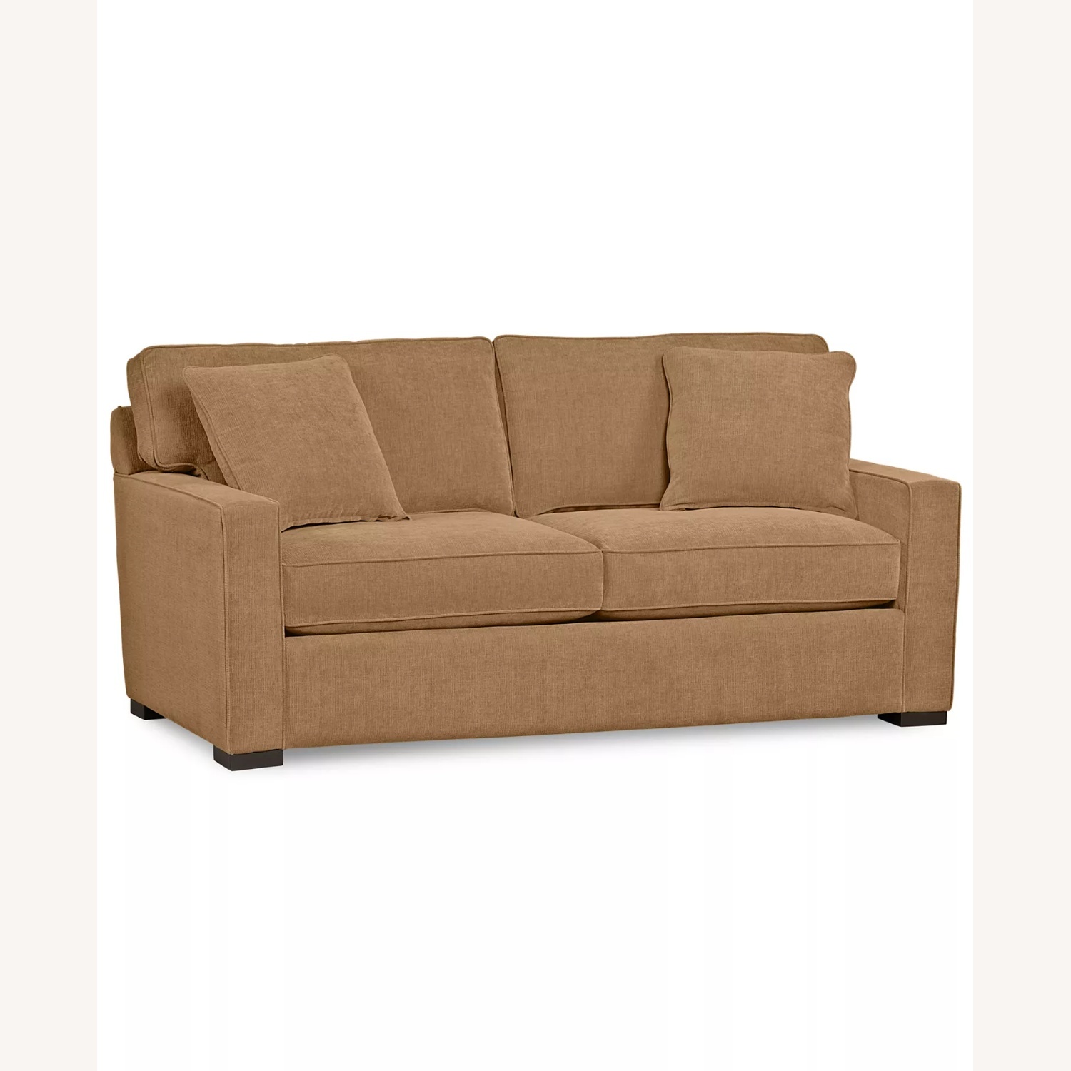 Macy's Radley Dark Brown Fabric Loveseat - image-4