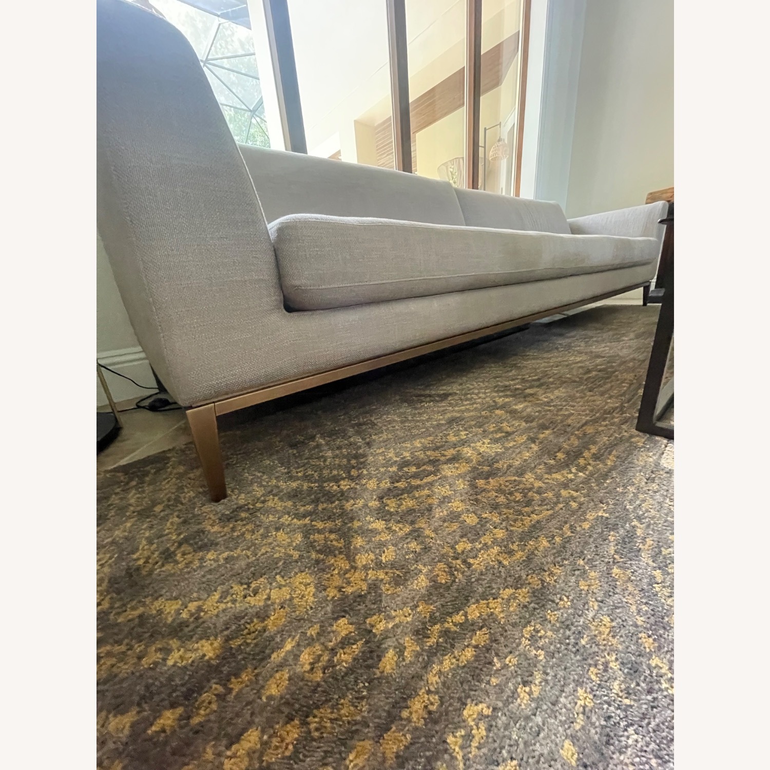Restoration Hardware Light Gray 2 Seater Sofa - image-4