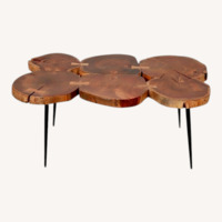 Natural Wood Coffee Table