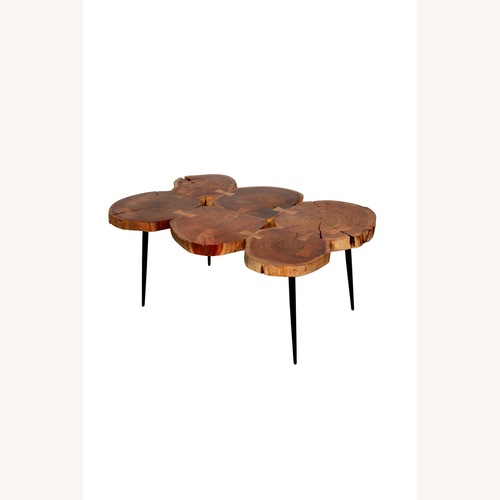 Used Natural Wood Coffee Table for sale on AptDeco
